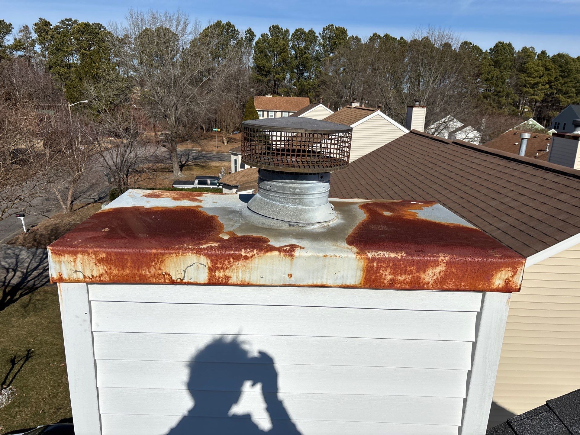 Chimney Cap and Chase Cover in Virginia Beach by Premier Chimney and Roofing