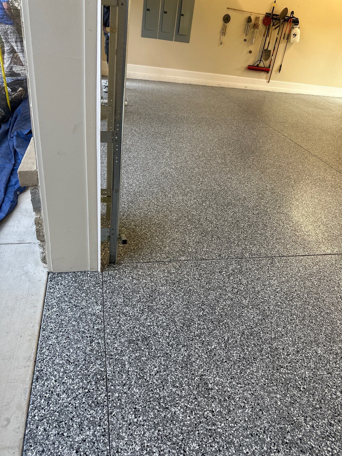 Garage Floor Coating using Wombat by My Garage Floor Guys