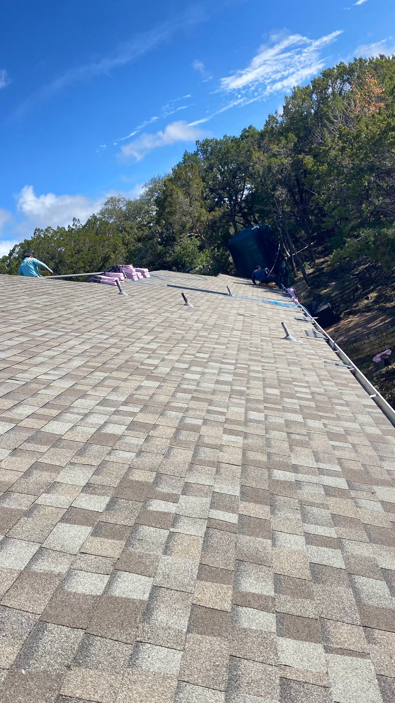 Residential Roof Replacement using Owens Corning 30 year Architectural Shingles by Premier Roofing and Contracting