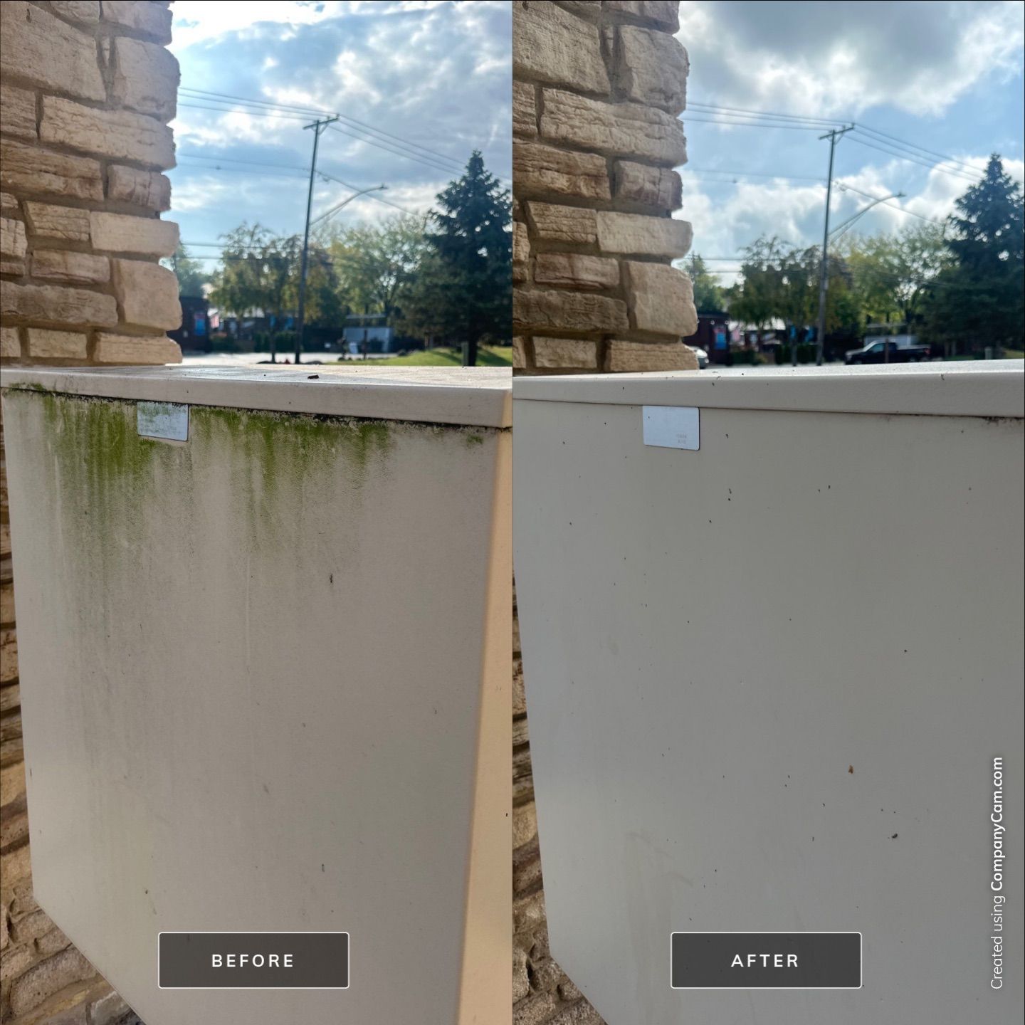 Project in Island Lake by Simmons Power & Soft Washing