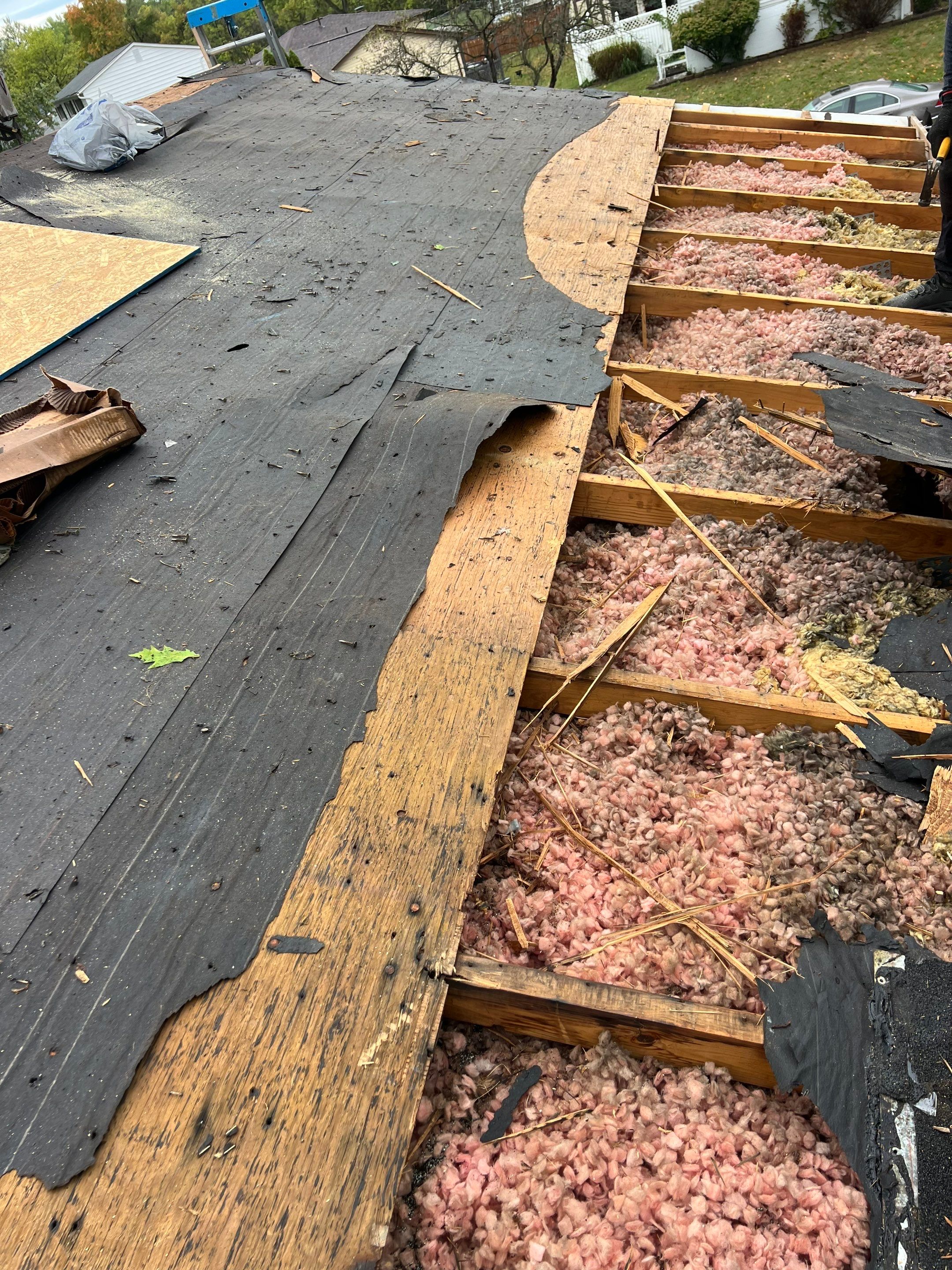 Residential Roofing Installation using IKO dimensional shingles by SOS Home Ohio 