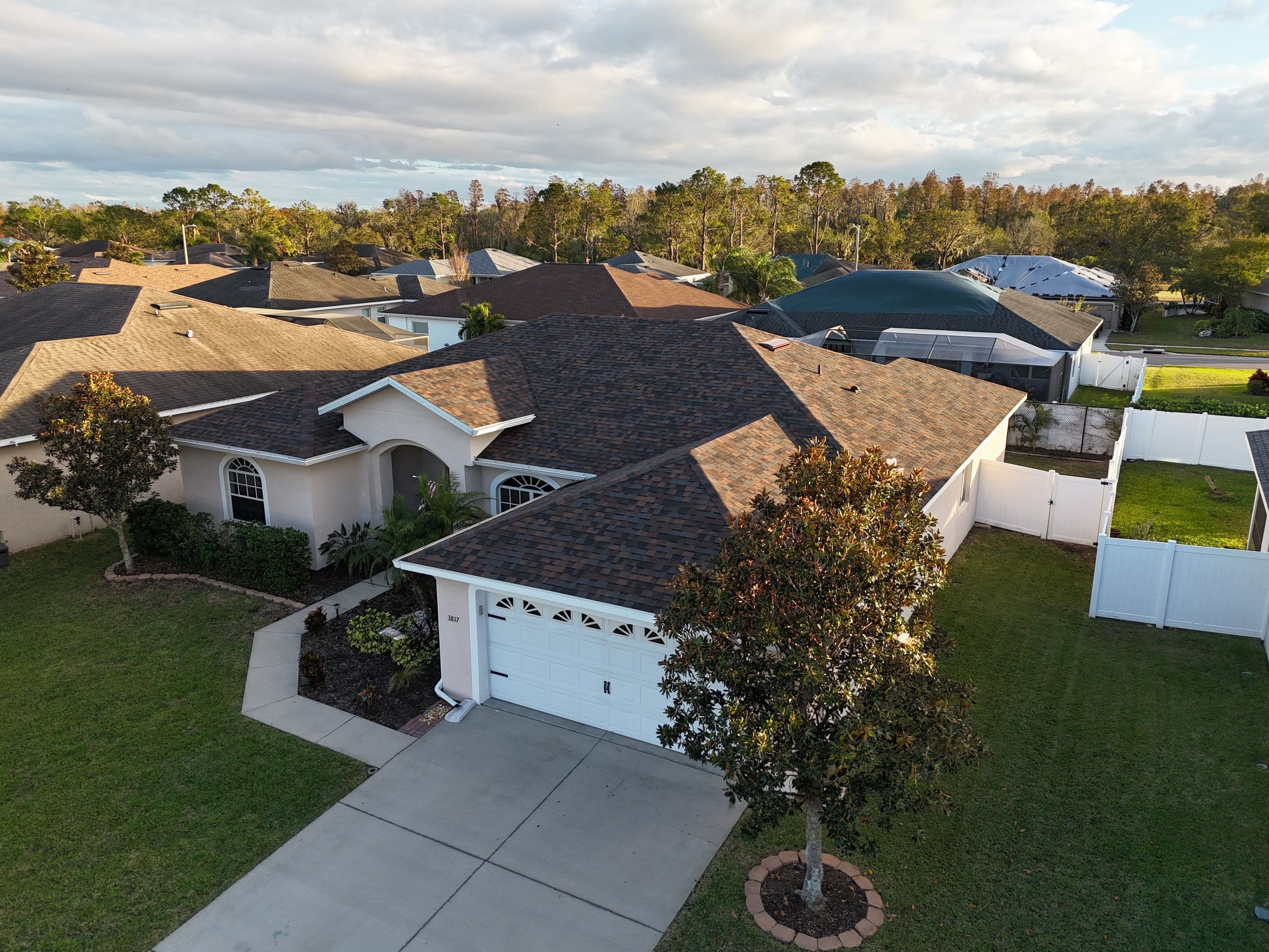 Roof Replacement in Ruskin FL. by Steadfast Roofing 