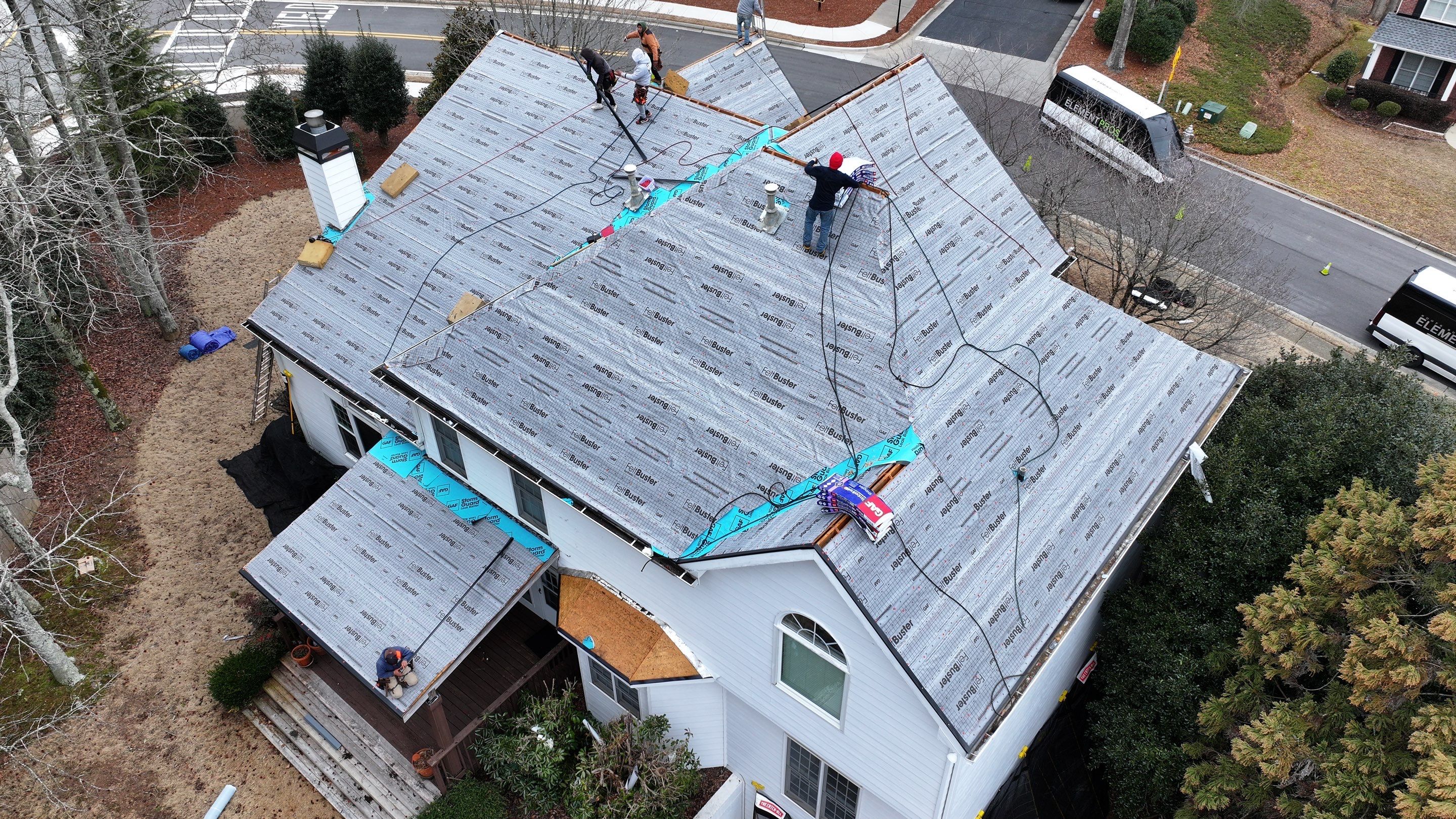 GAF Timberline HDZ in Pewter Grey by Element Pros Roofing, LLC