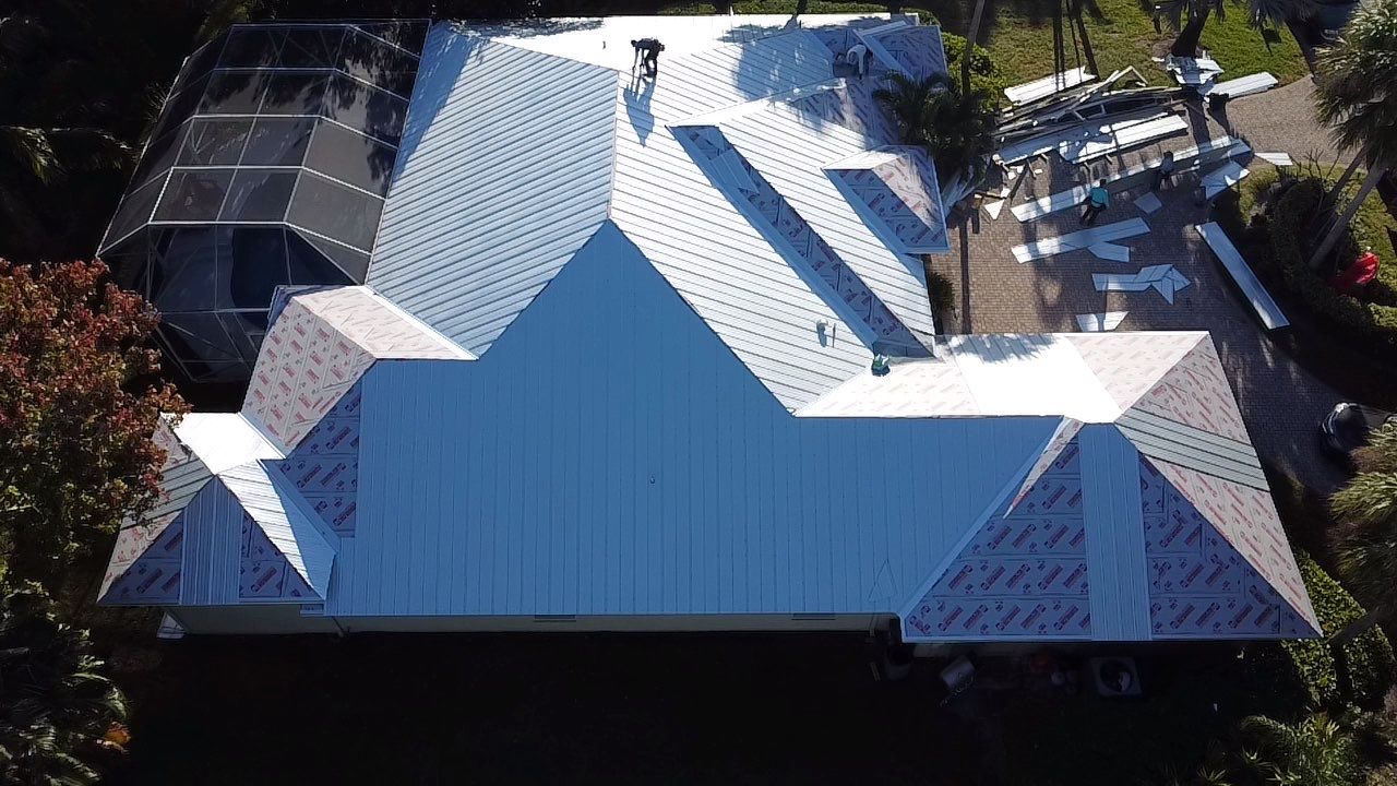 5-V Crimp Metal Roof Replacement by Sailfish Roofing