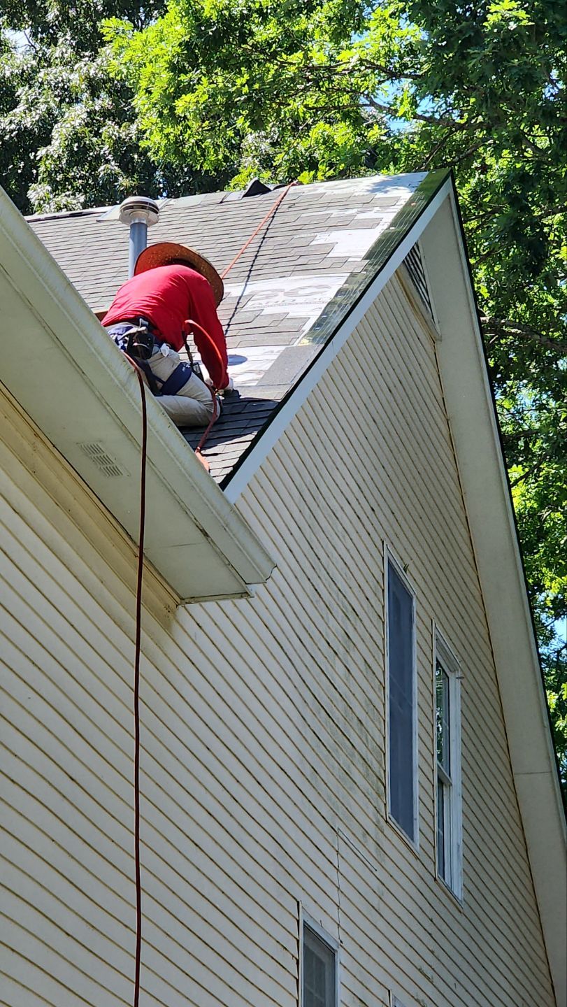 Residential Roofing Installation using Owens Corning Oakridge- Driftwood by Indigo State Roofing