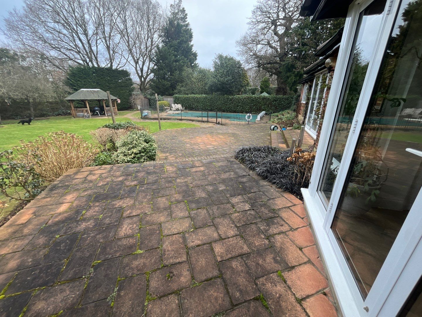 Exterior Clean - Roof - Patio - Driveway using Mosmatic FSC and Biocide by Ges Exterior Cleaning ltd