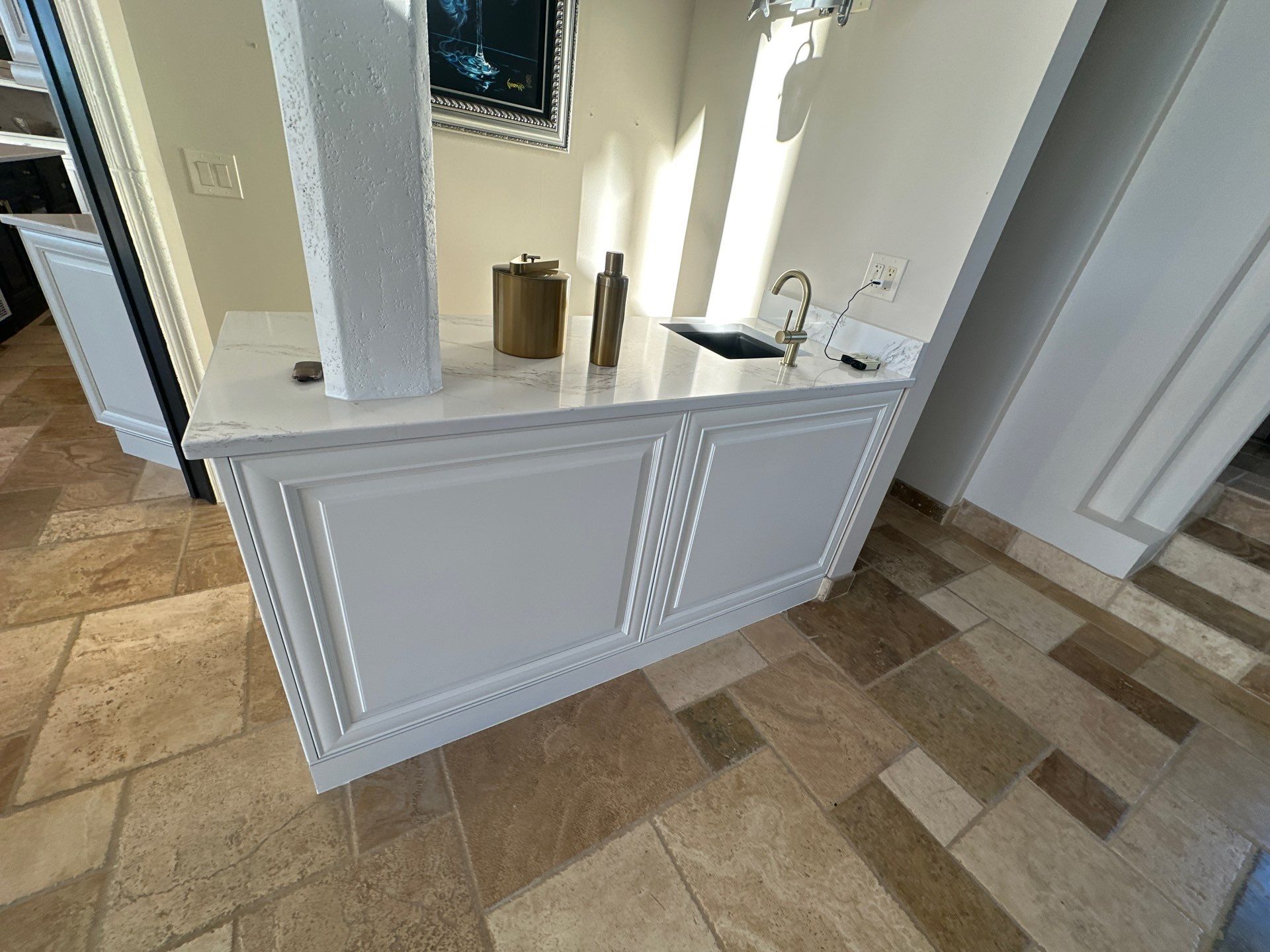 Two Tone Cabinets Repaint by Fresh Coat Painters