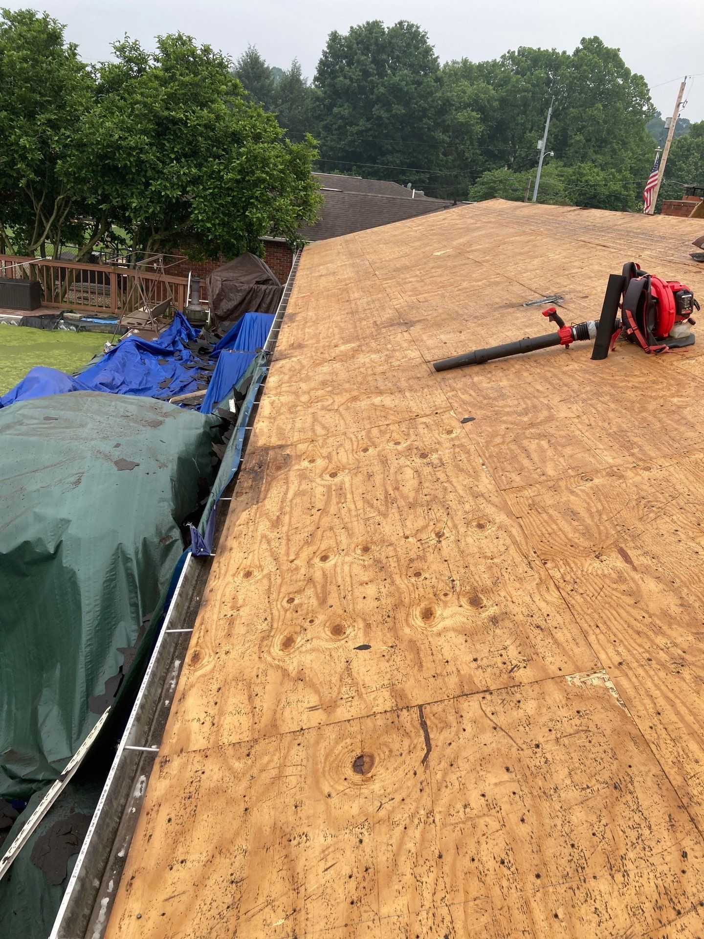 Residential Roofing Installation using GAF Timberline HDZ Pewter Gray by Rainstoppers Roofing