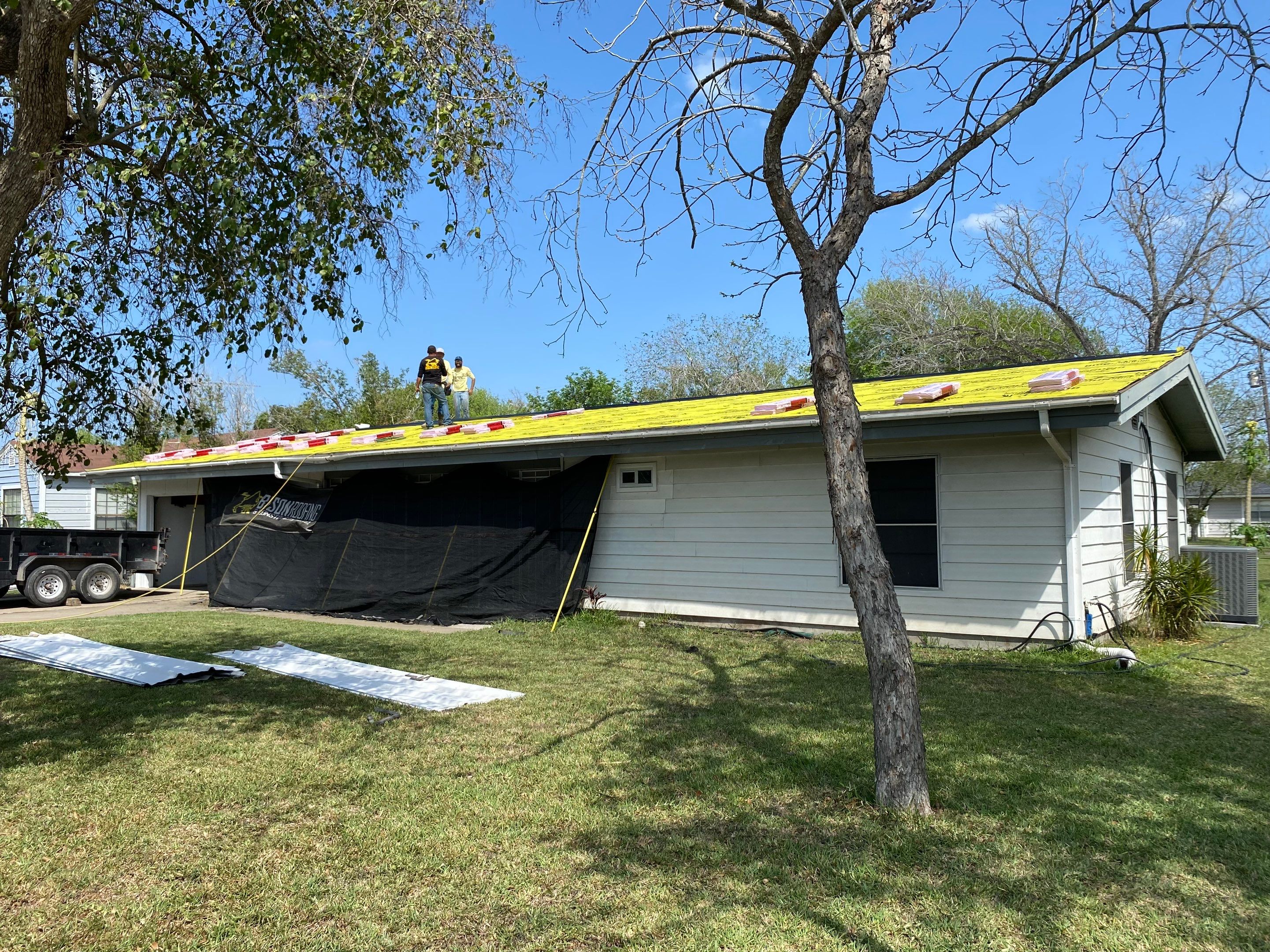 Edinburg Roof Project by Bison Roofing  