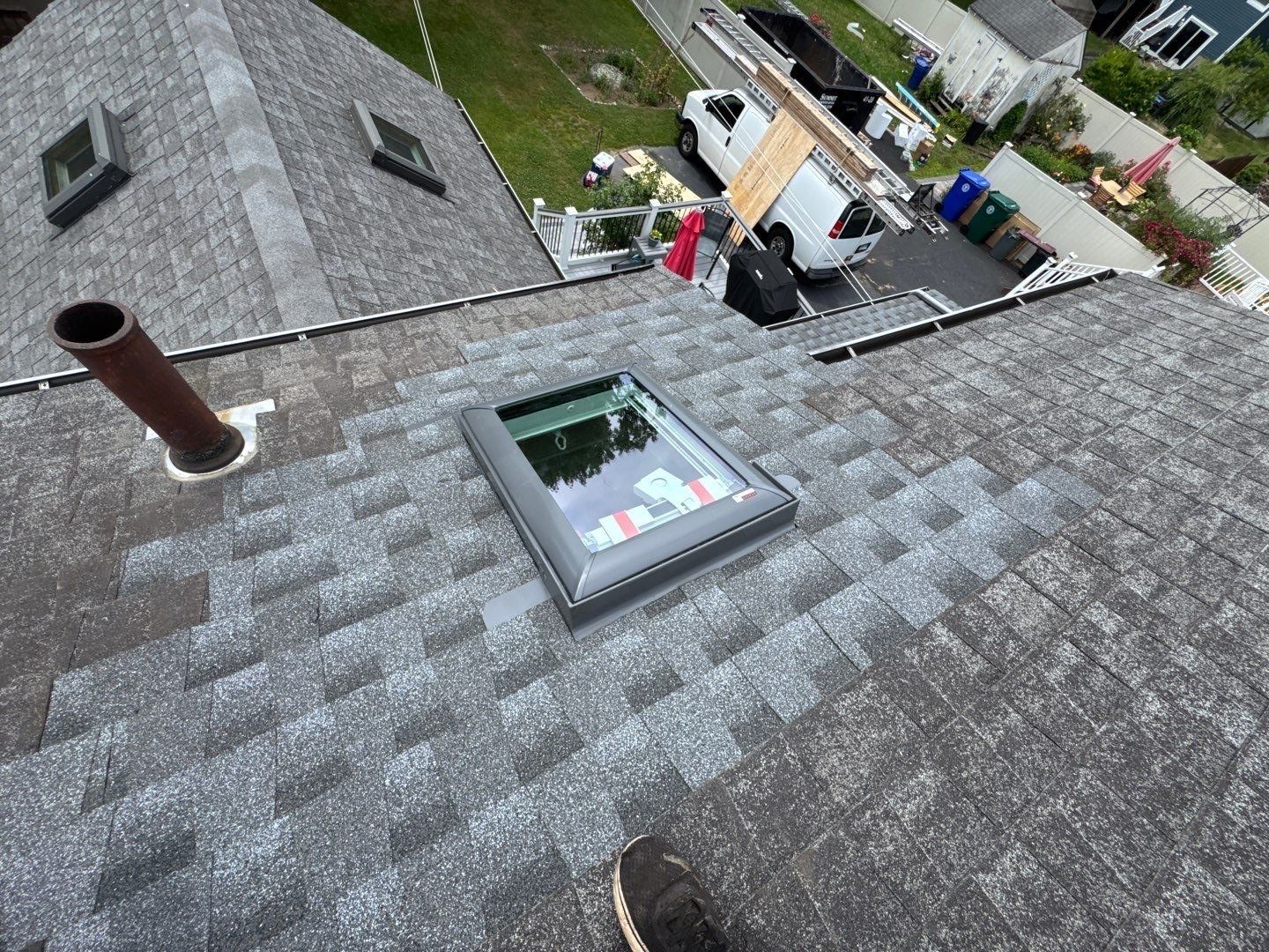 DiGIorgi does a new Velux Skylight in Stratford, CT by DiGiorgi Roofing and Siding Inc