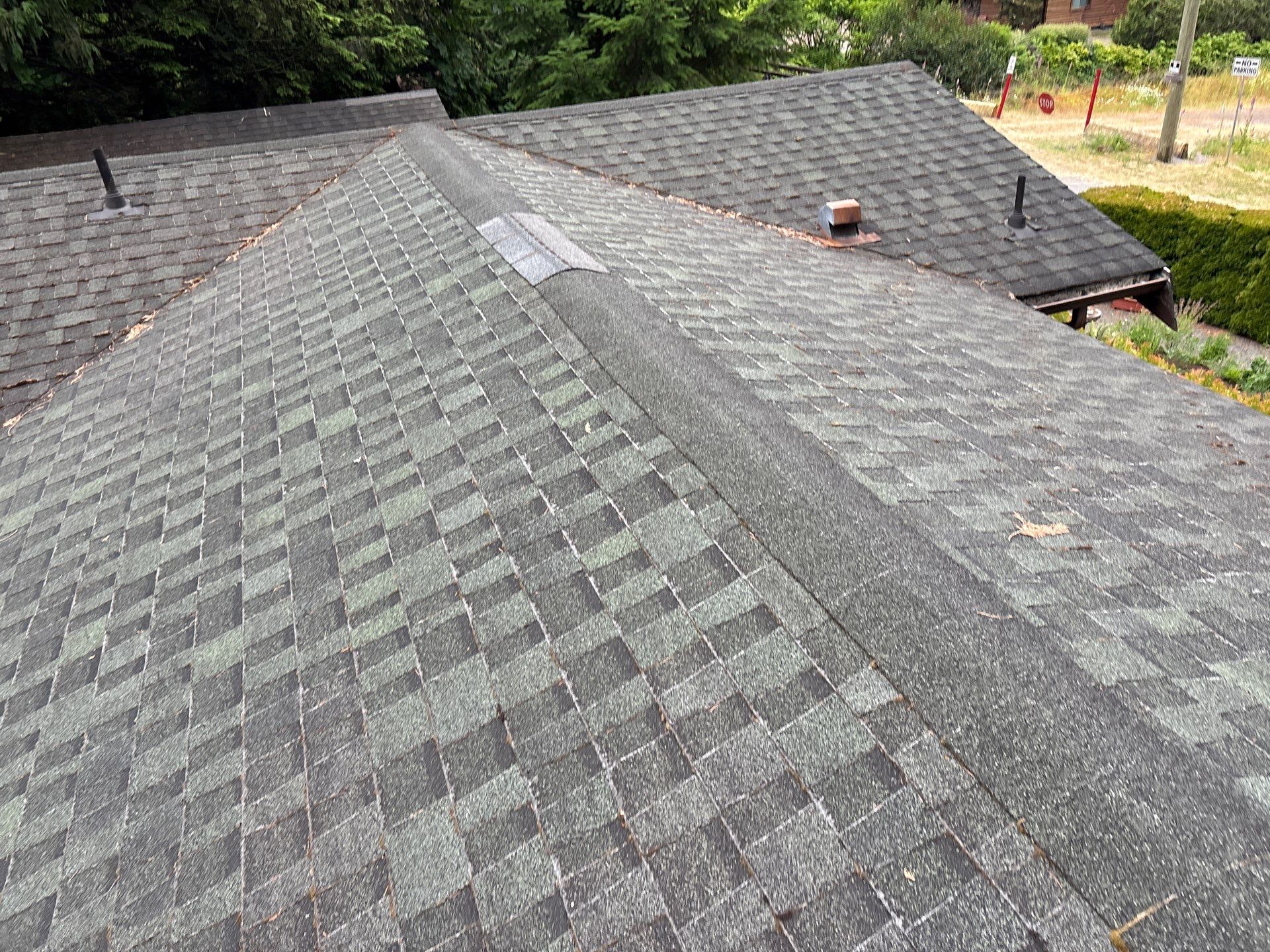 Residential Reroof Shingle - Charcoal by Top Notch Roofing Inc