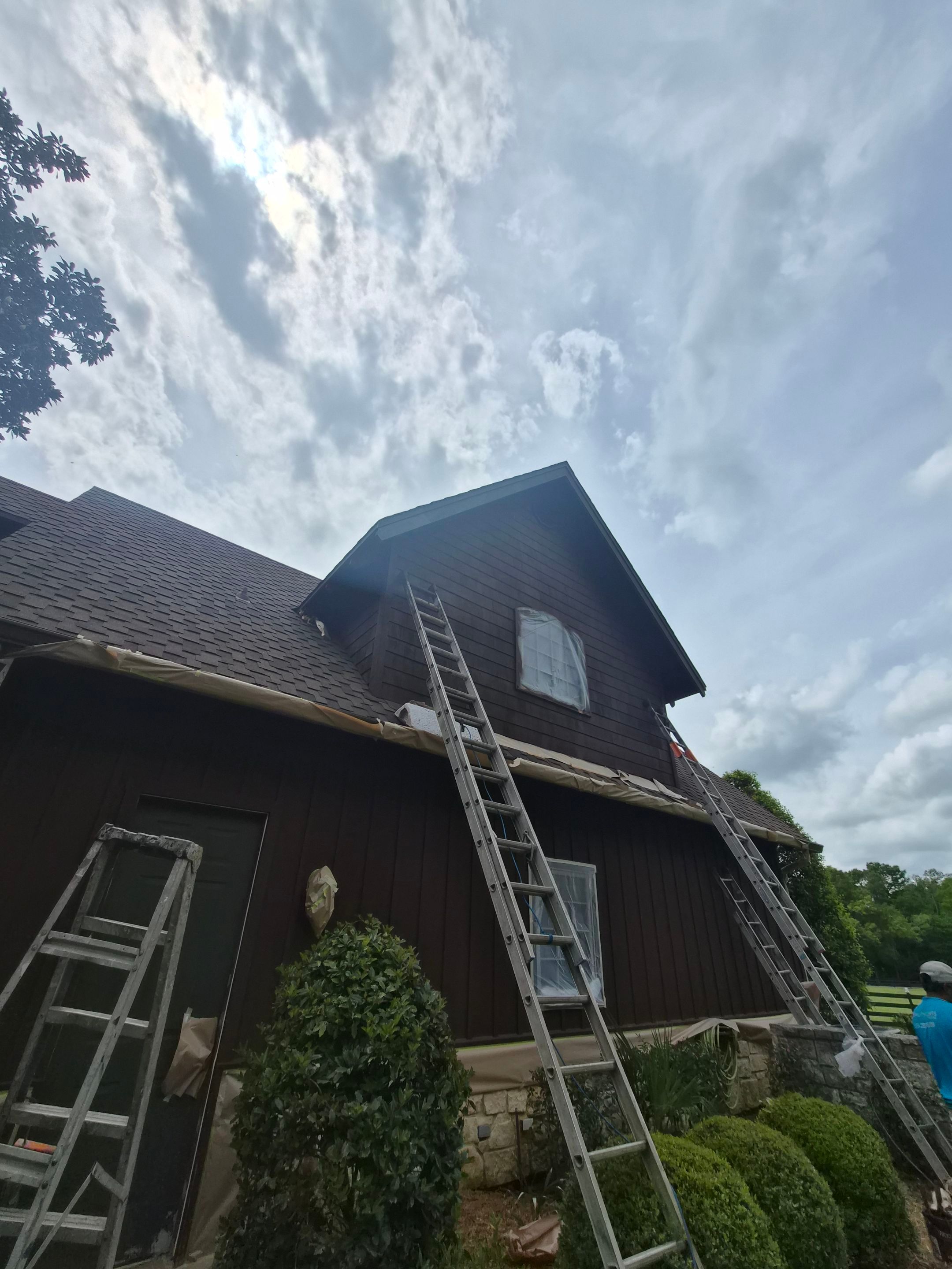 A Complete Exterior Refresh for a Custom Log Home & Property in Alba, Texas by Quality Coats Painting