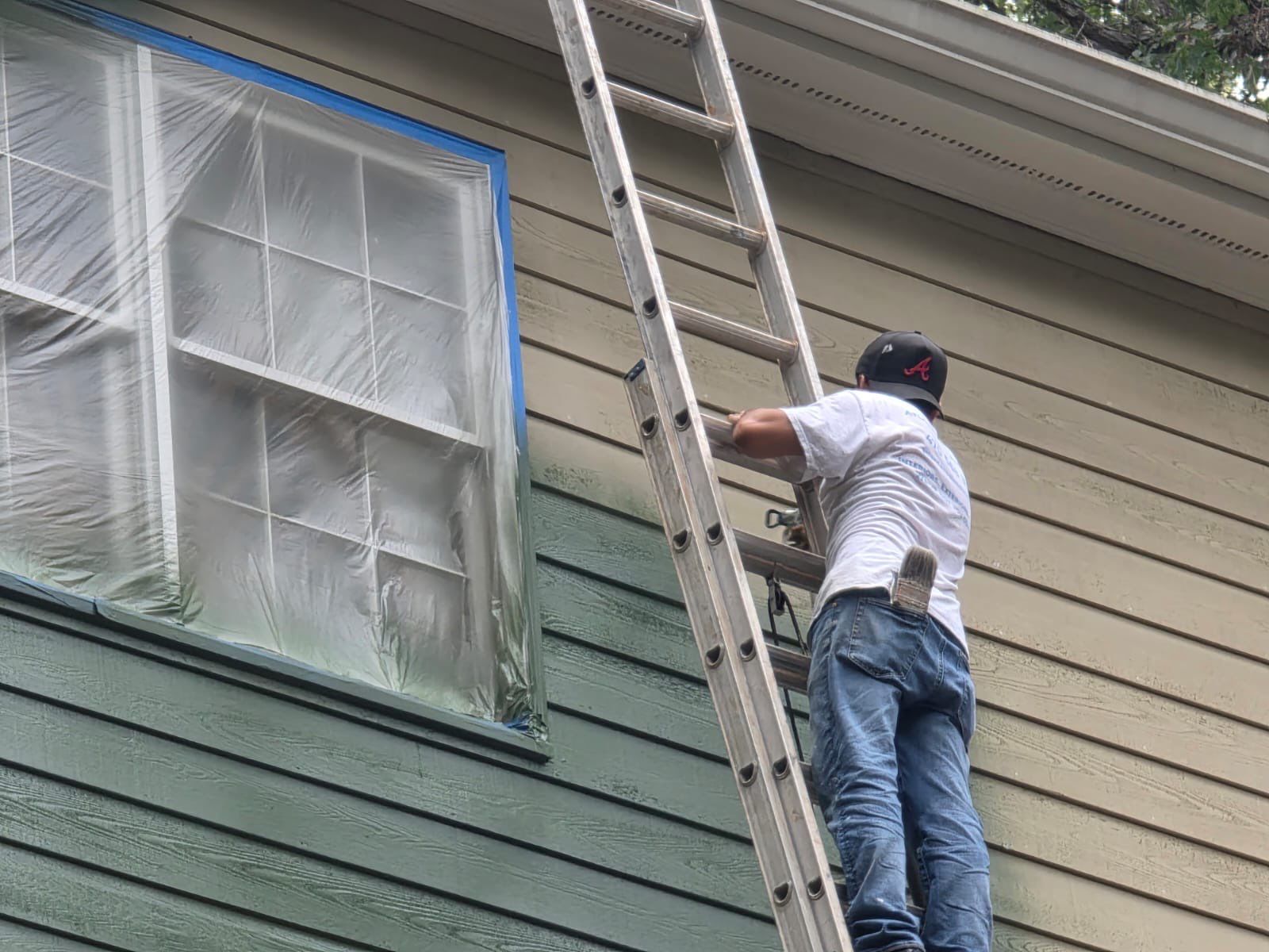 From Faded Beige to Bright Green by Atlanta's Paint Doctor