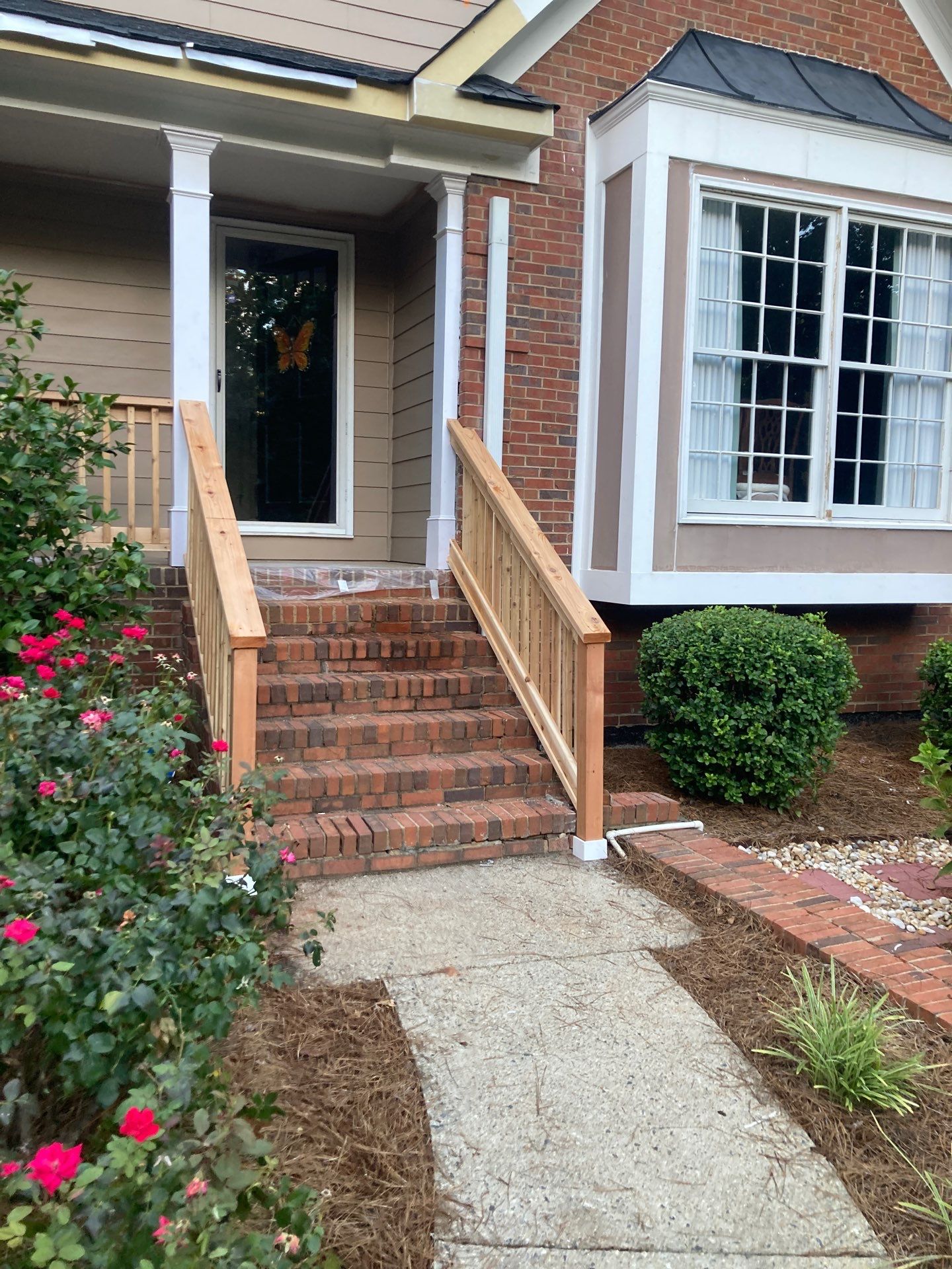 James Hardie Siding Installation, Rotten Wood Replacement, Porch Repairs, and Deck Resurfacing in Smyrna, GA by Nelson Exteriors 