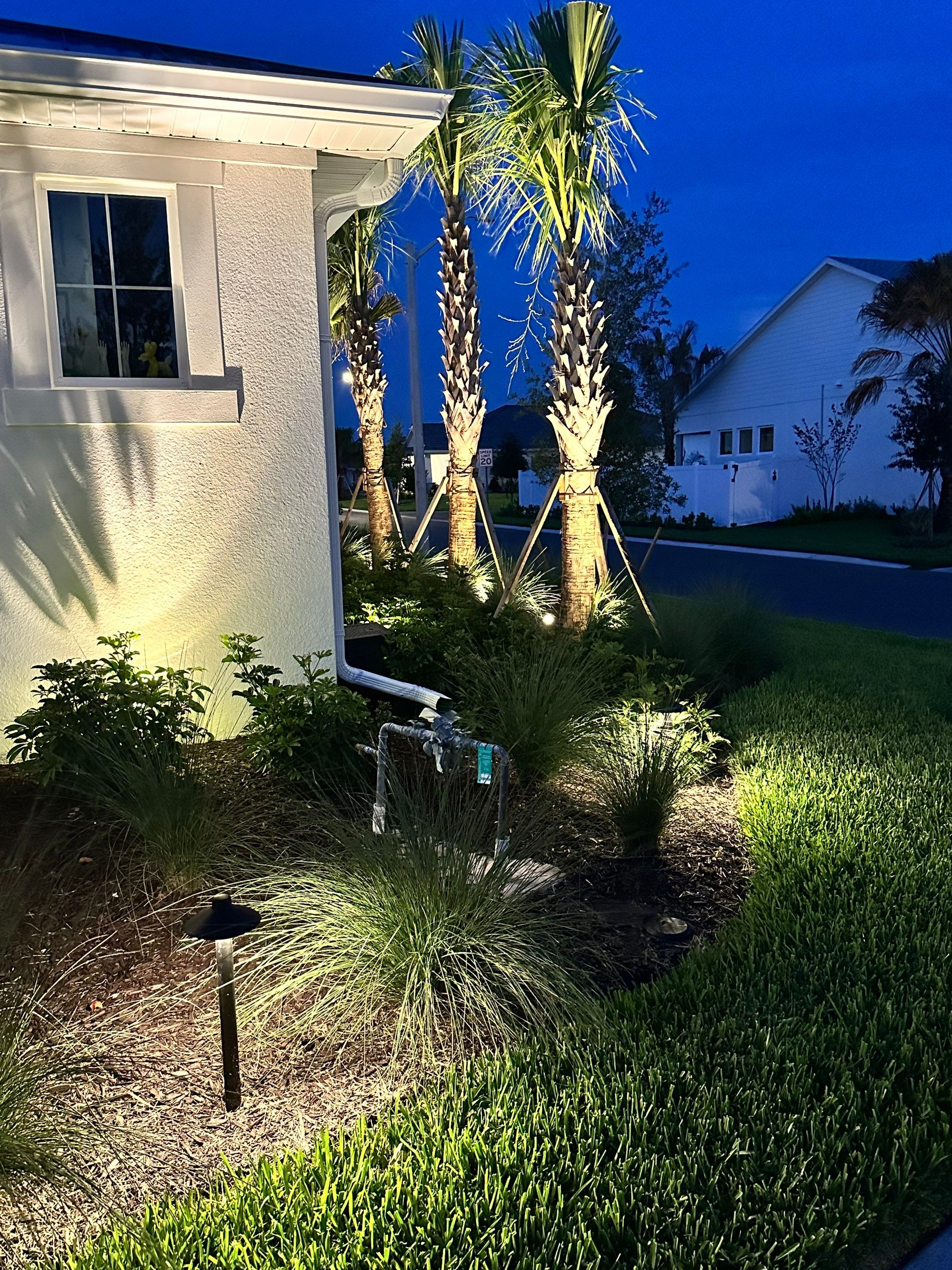 Architectural and Landscape Lighting Installation in Bradenton, Florida by Illuminate Landscape Designs
