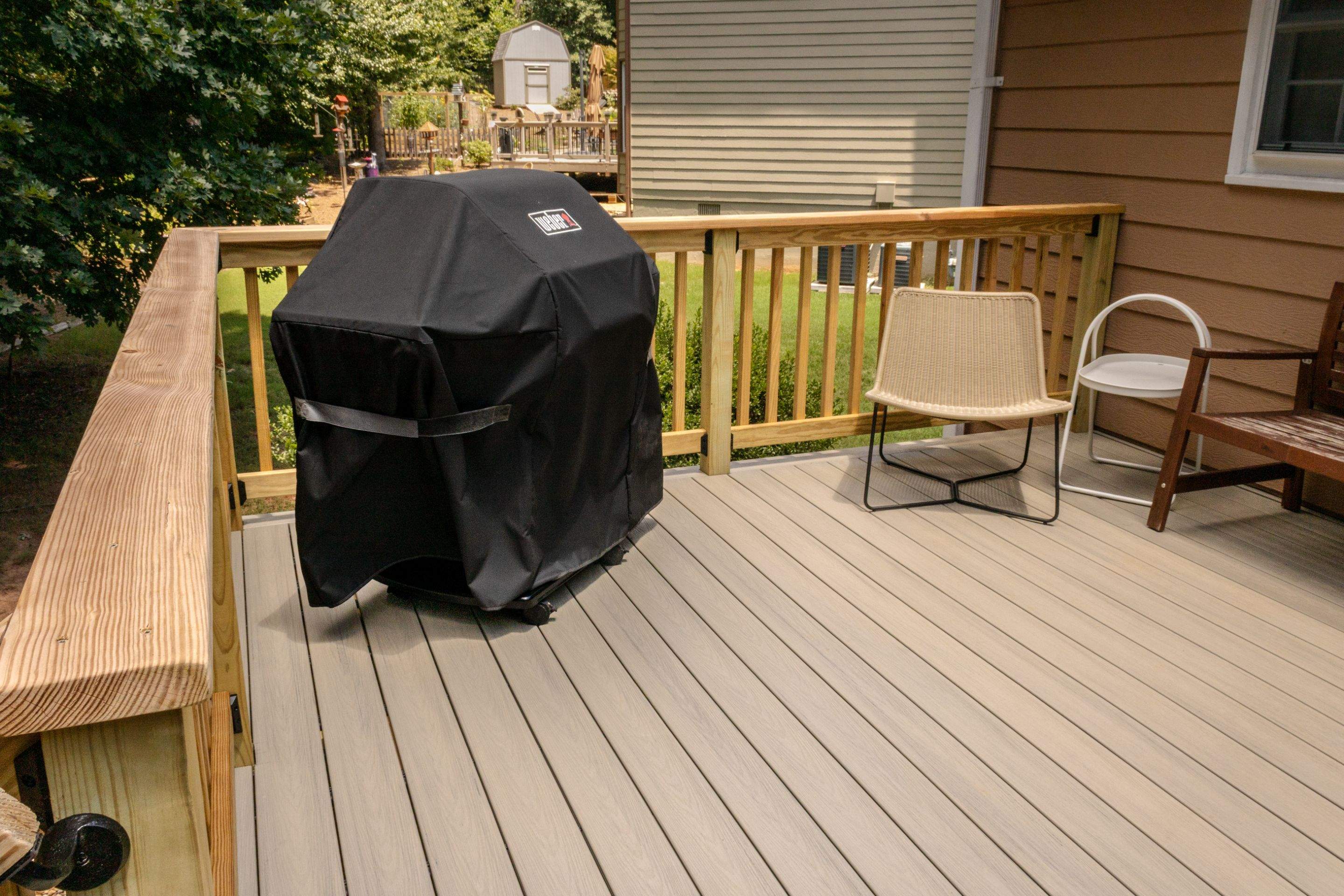 Lawrenceville, GA Deck Rebuild using Deckorators Venture Series and Pressure Treated Pine by Nelson Exteriors 