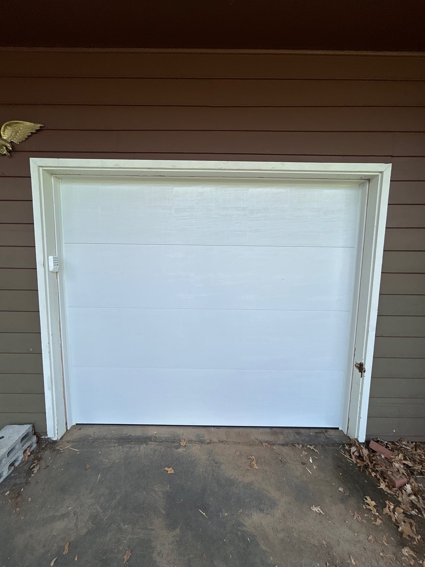 Double Garage Door Replacement by DiGiorgi Roofing and Siding Inc