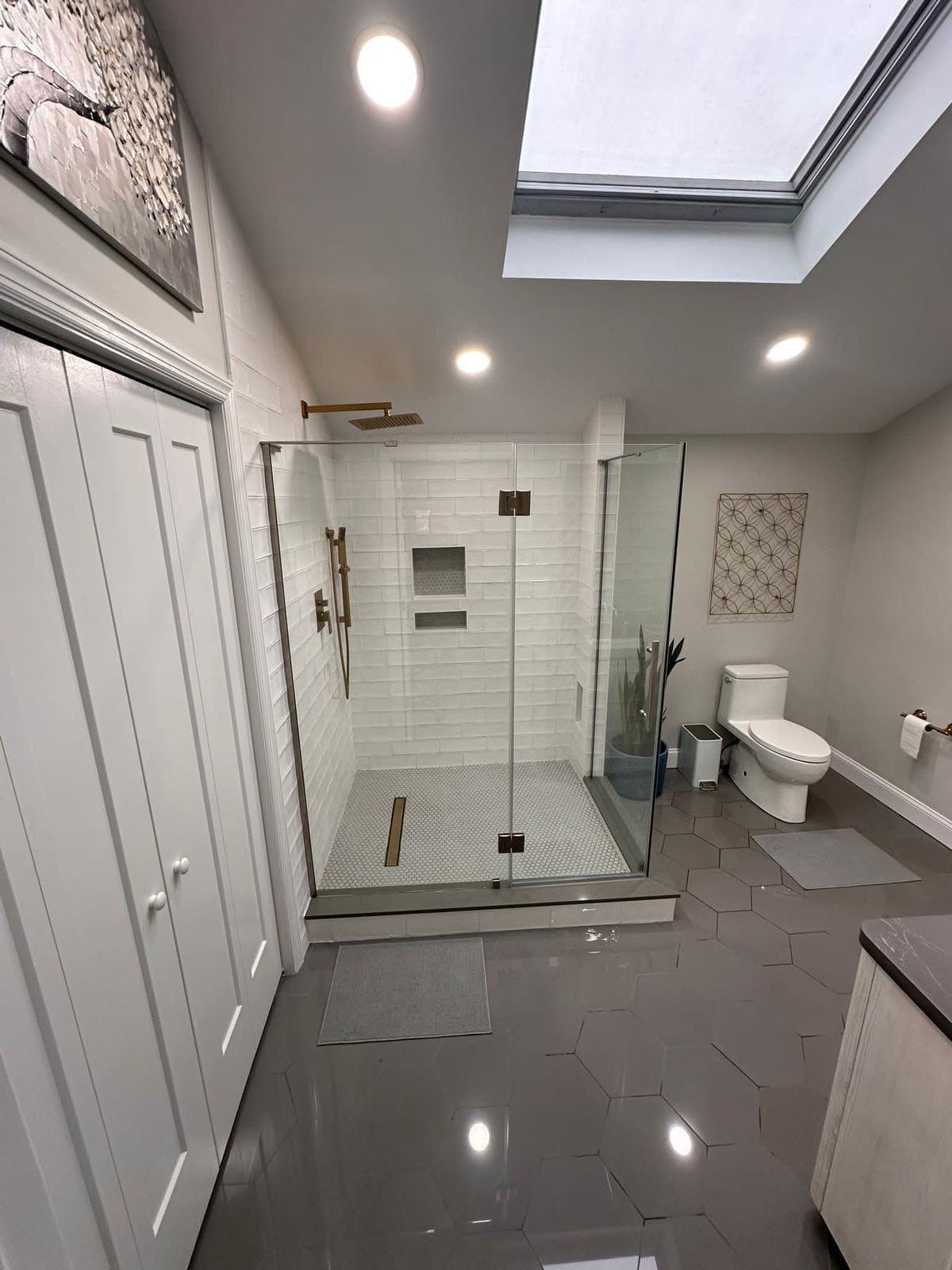 Bathroom Remodel using Tile by Home Concepts Construction