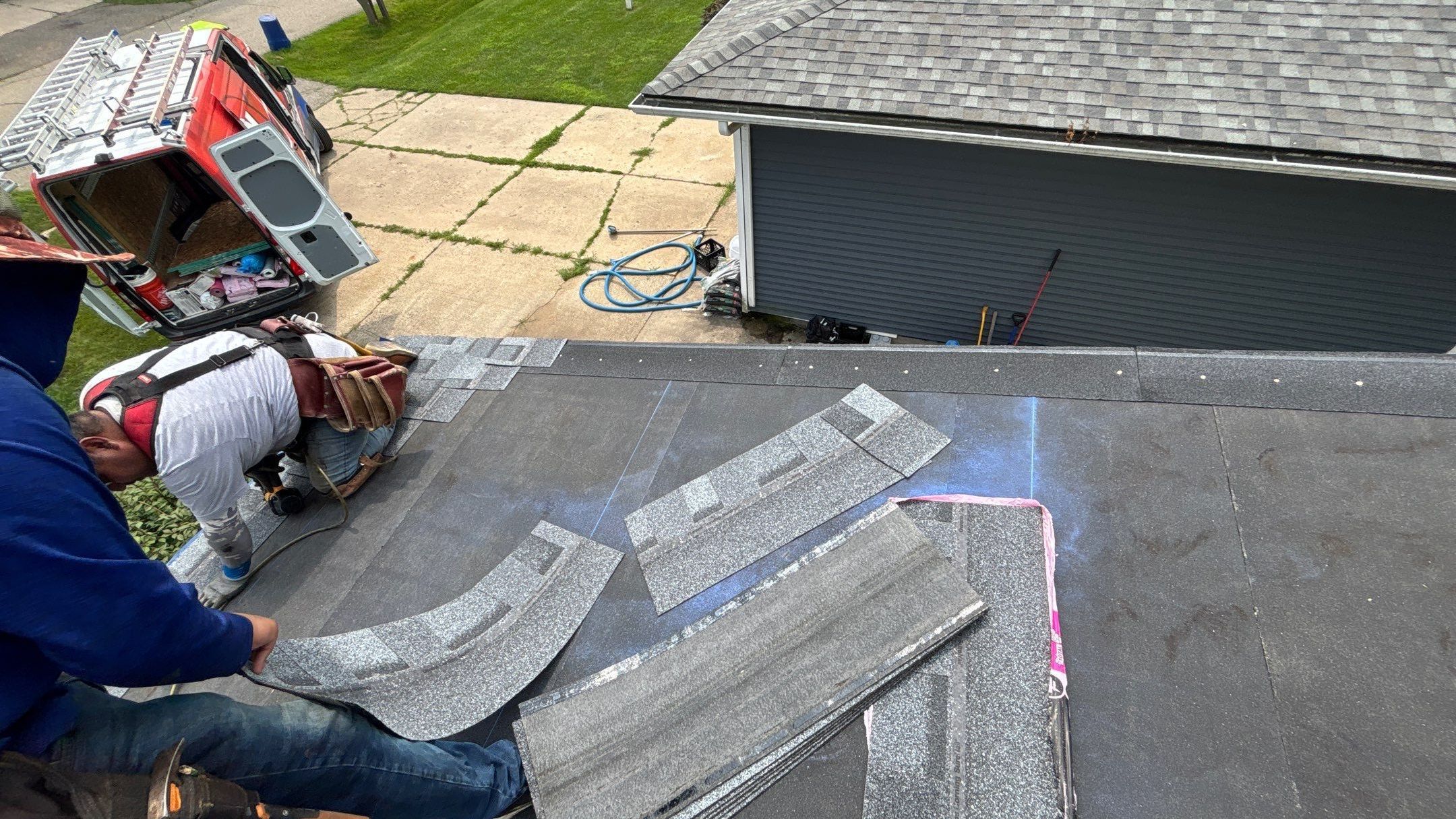 Roof Replacement using Owens Corning Slatestone Gray by 180 Contractors