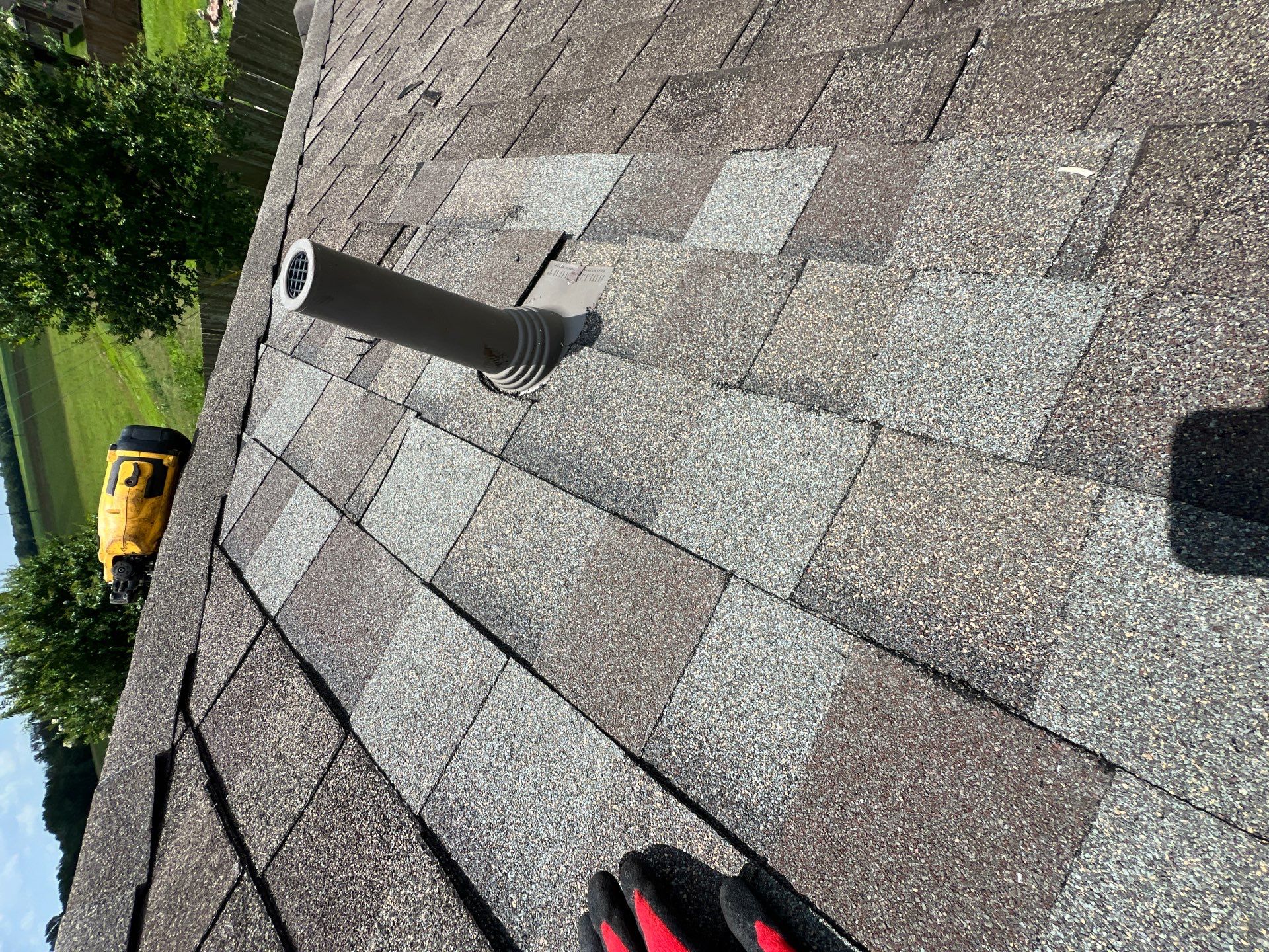 Hail Damage using Owen's Corning Duration (Lifetime) Shingles by Roof Repair Company