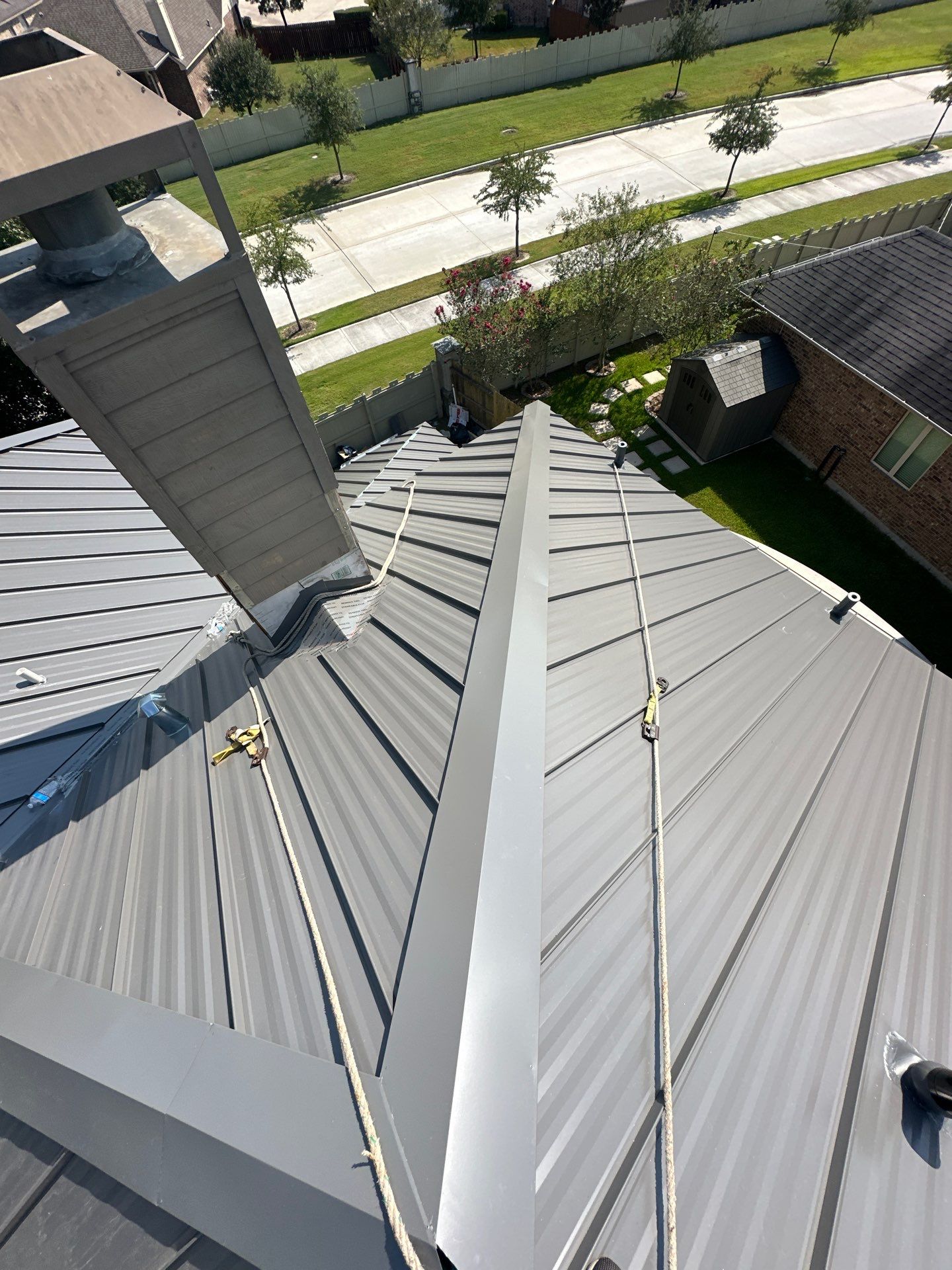 Standing Seam Project - Conroe, Texas by Hartland Roofing & Construction