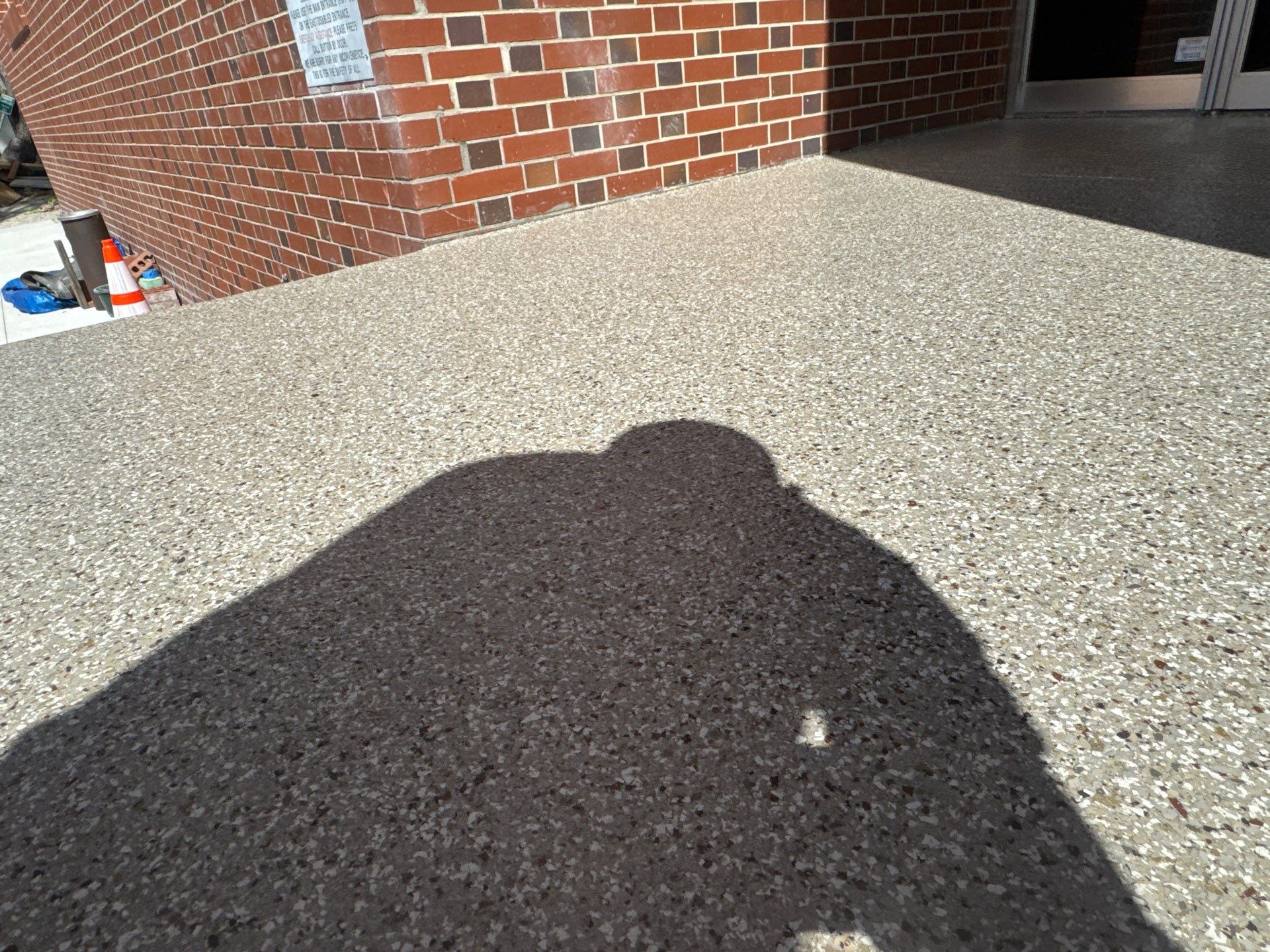 Lake Butler Courthouse in Lake Butler, FL in Pebble Beach by Cross Creek Concrete Coatings