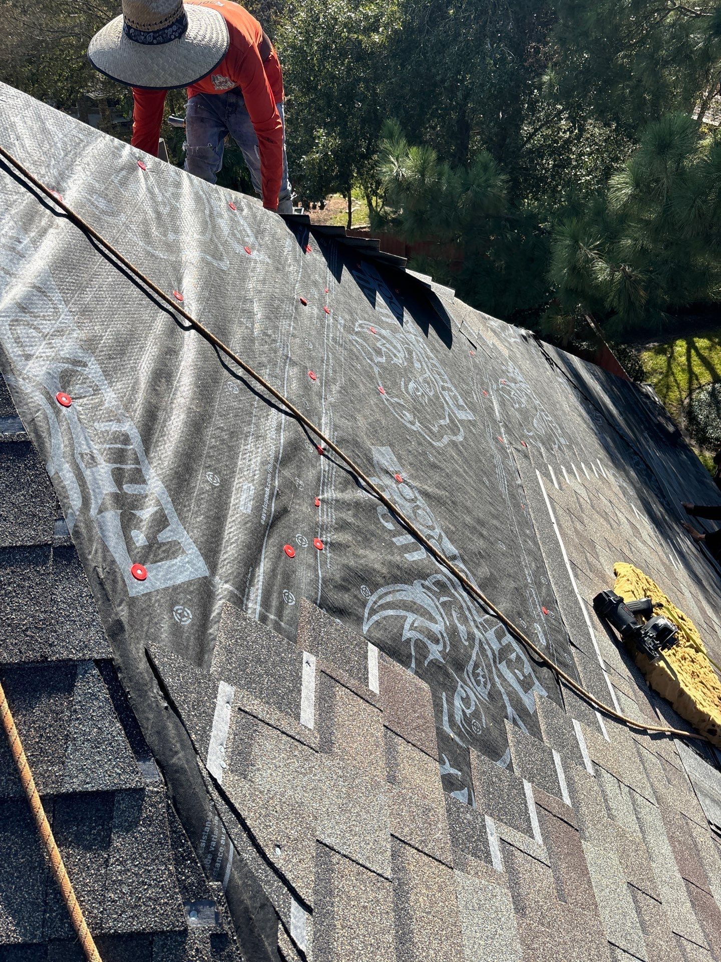 Residential Roofing Installation using Owen's Corning Duration (Lifetime) Shingles by Roof Repair Company