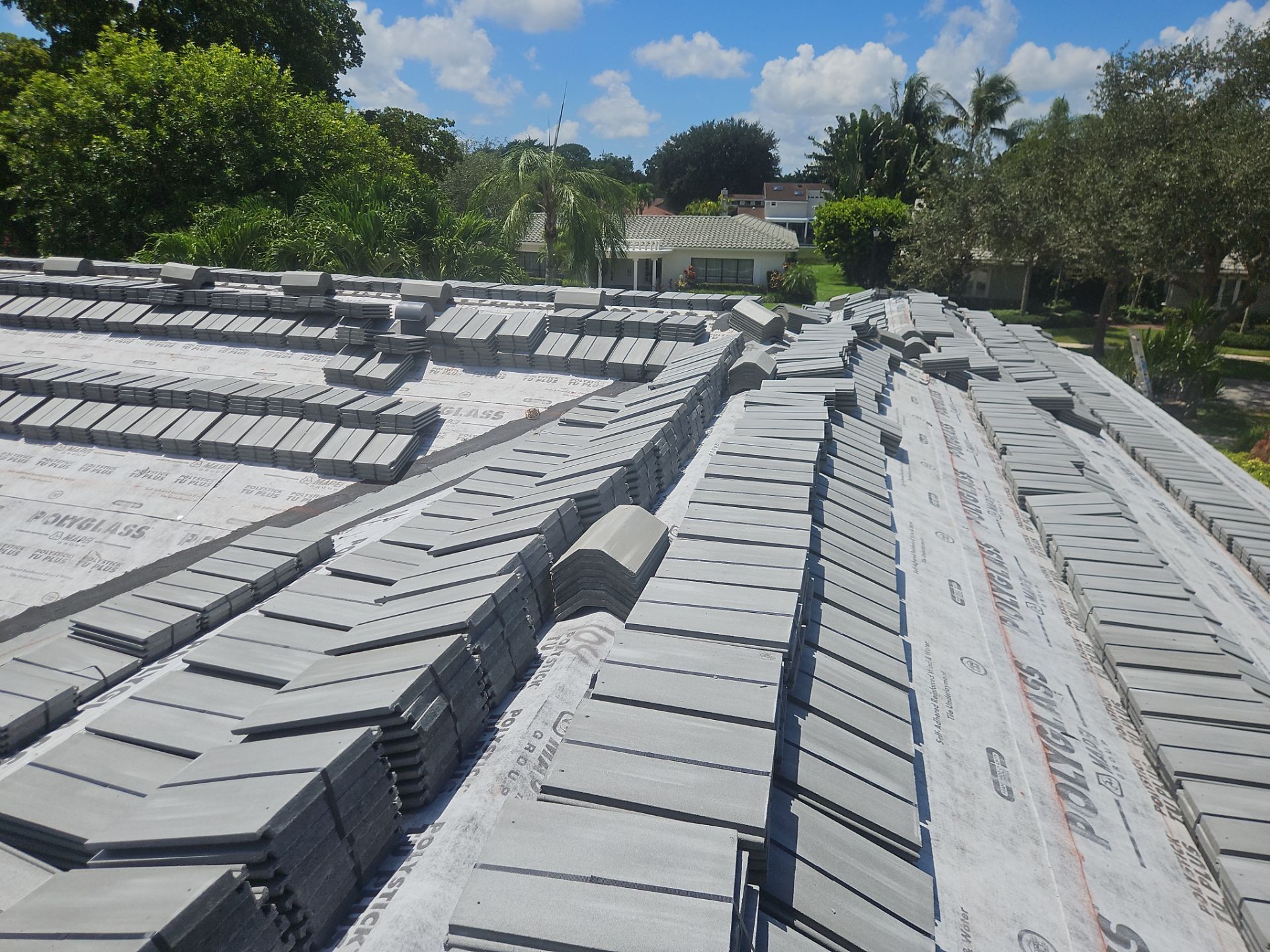 Residential Roofing Installation using Eagle Roofing Tile by BLUES BROTHERS ROOFING