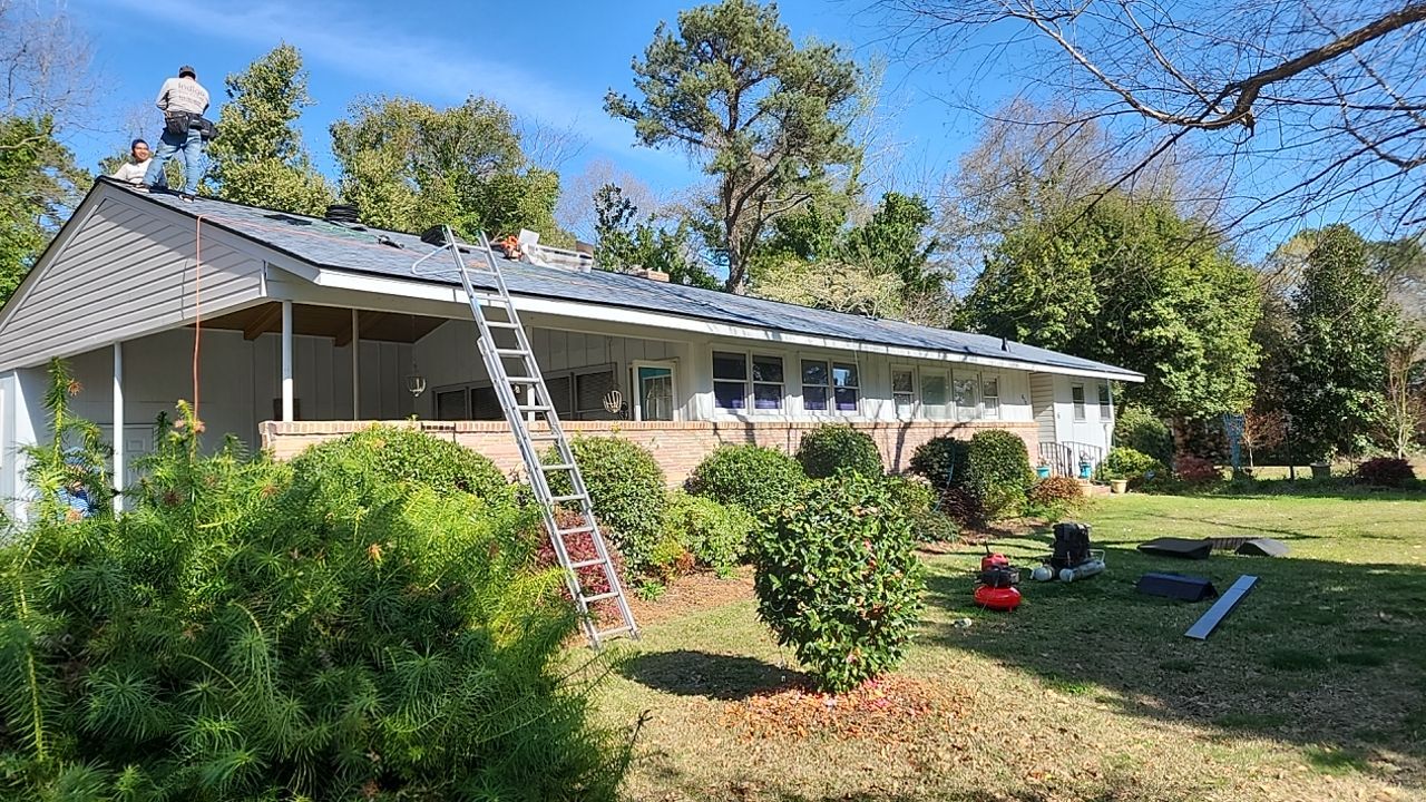 Residential Roofing Installation using Owens Corning Duration-Harbor Blue  by Indigo State Roofing