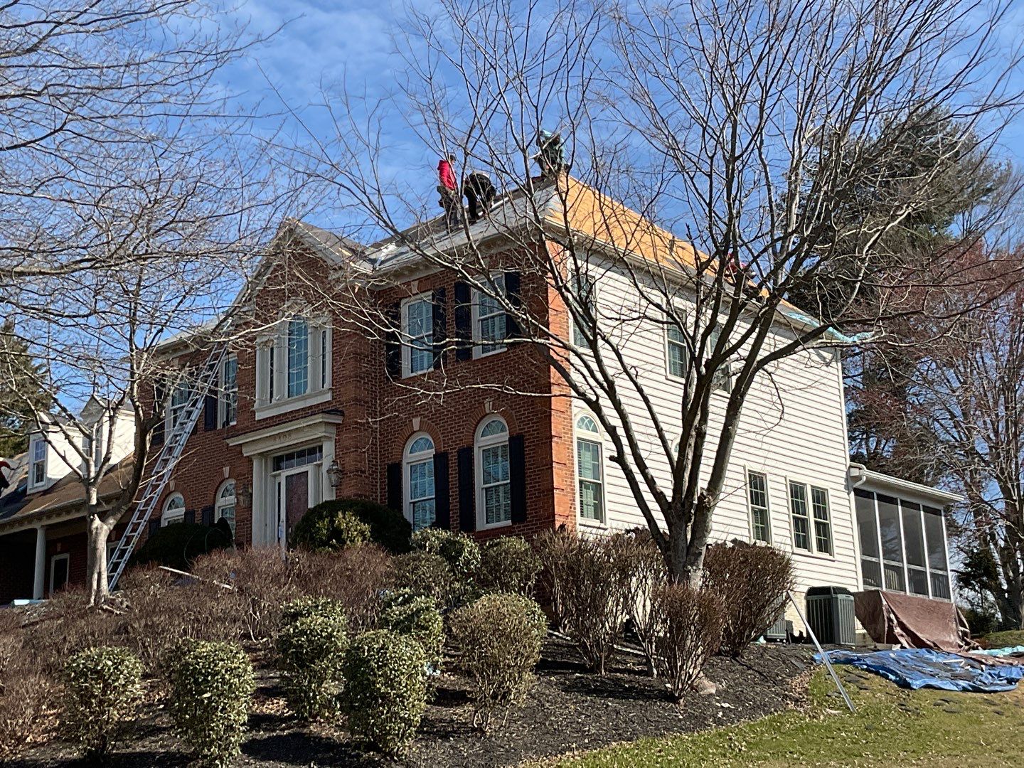 New Roof Installation & New Gutters and downspouts  by Alpha Design Services