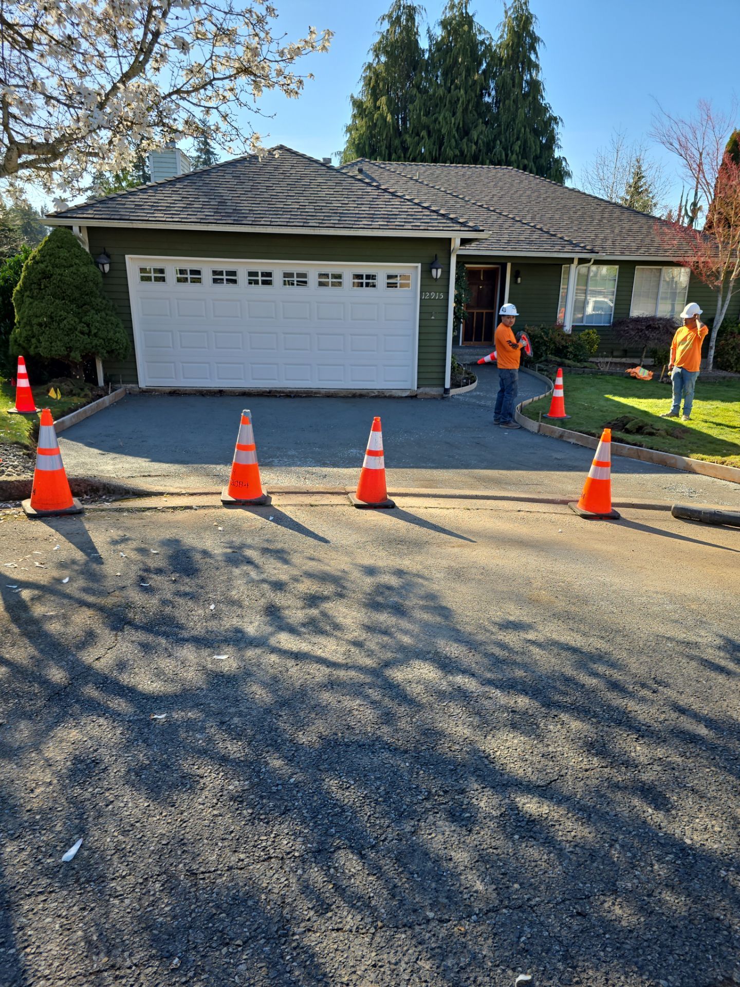 William | Concrete Driveway by Jireh Asphalt & Concrete Inc 