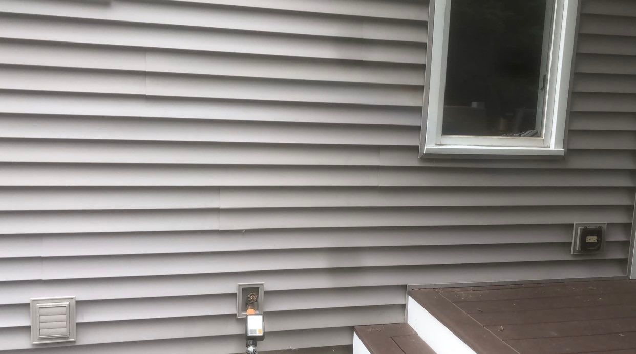 Siding Repair using Certainteed Monogram 4" Double 4 by A Plus Exterior