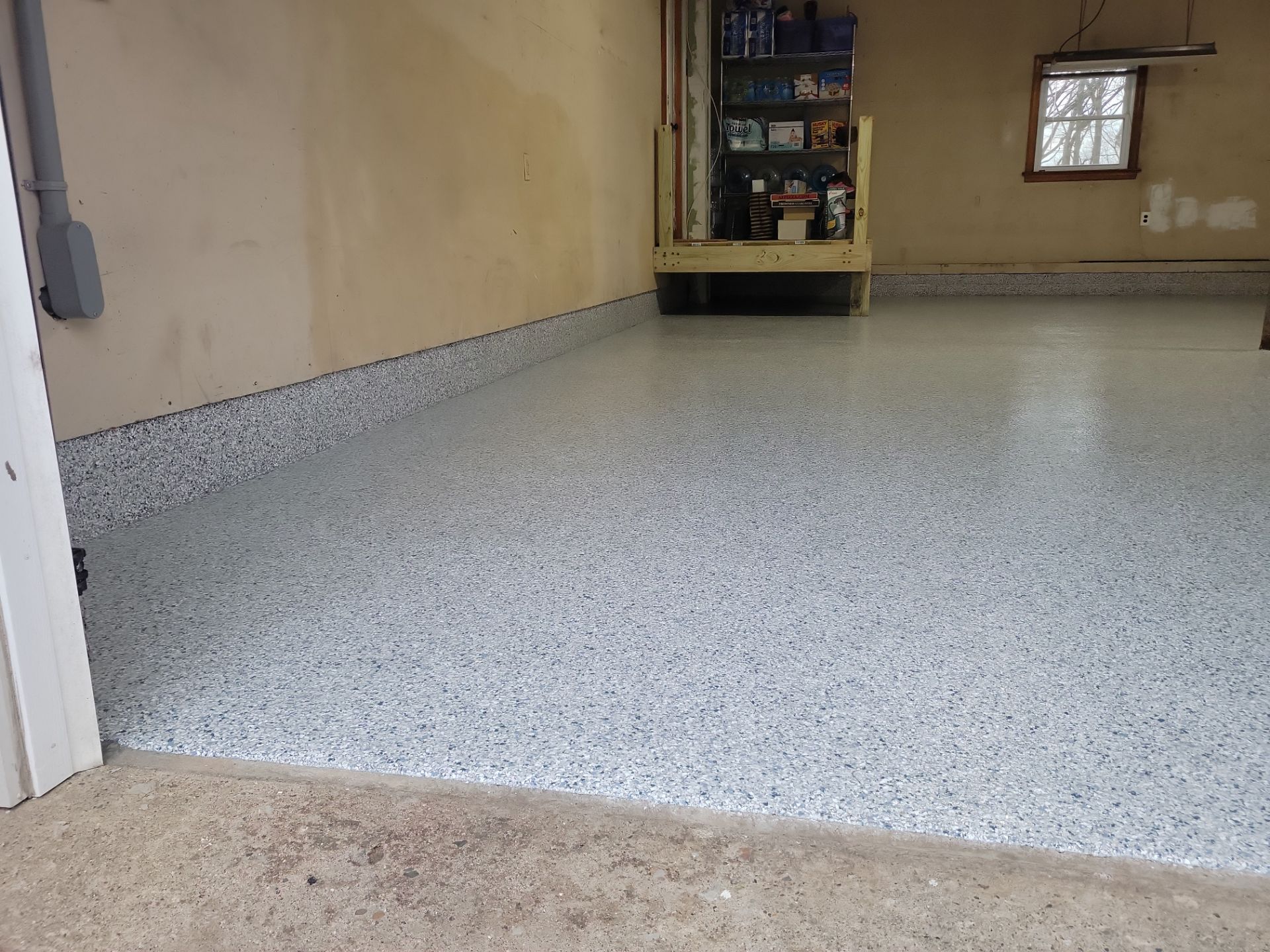Garage Floor Coated by Spectrum Painting, LLC