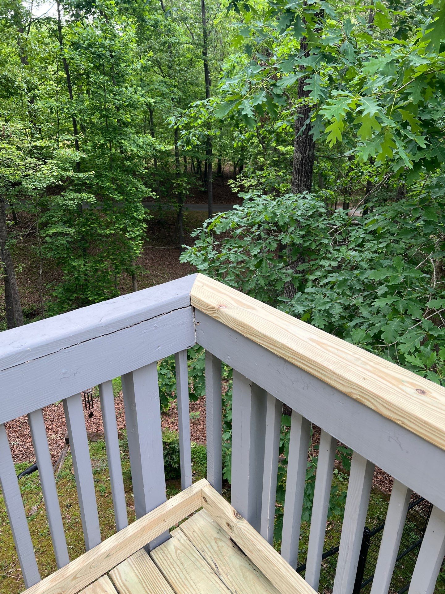 Pressure-Treated Wood Deck Resurfacing and Staircase Reconstruction in Canton by Swift Home Renovations