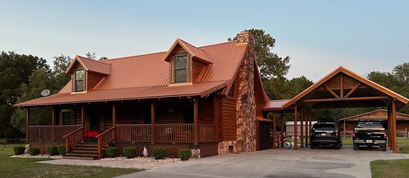 Metal Roof Replacement in Trenton, Florida by Brehm Roofing