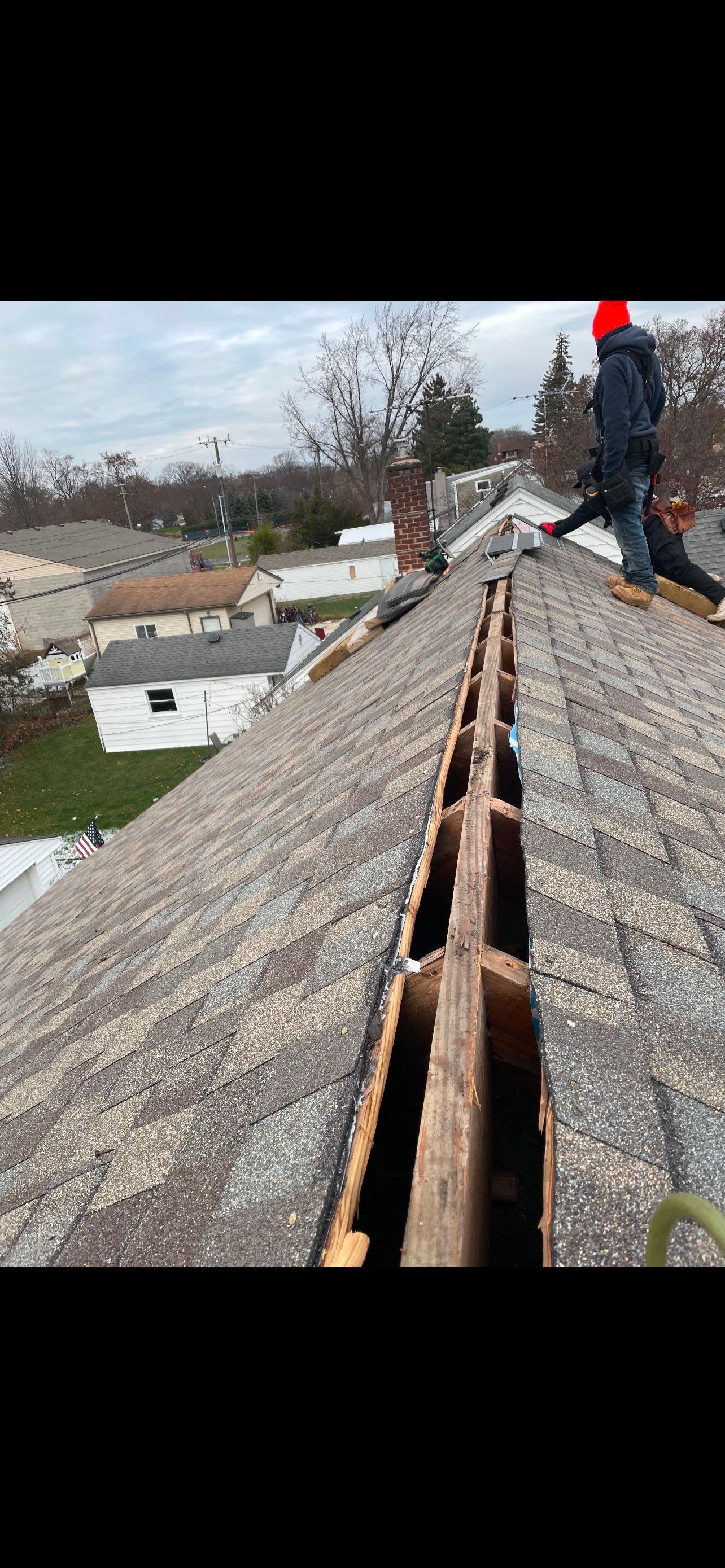 Project in Royal Oak by Eave Roofing