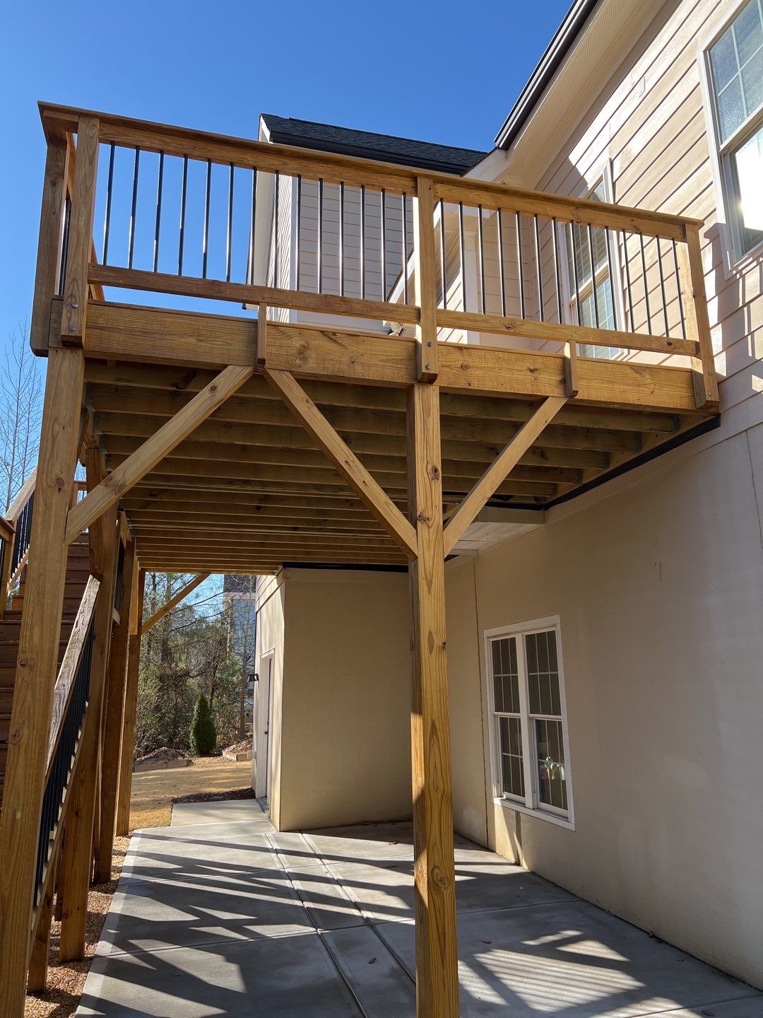 Coated Deck using Wood Sealant by DuraSeal
