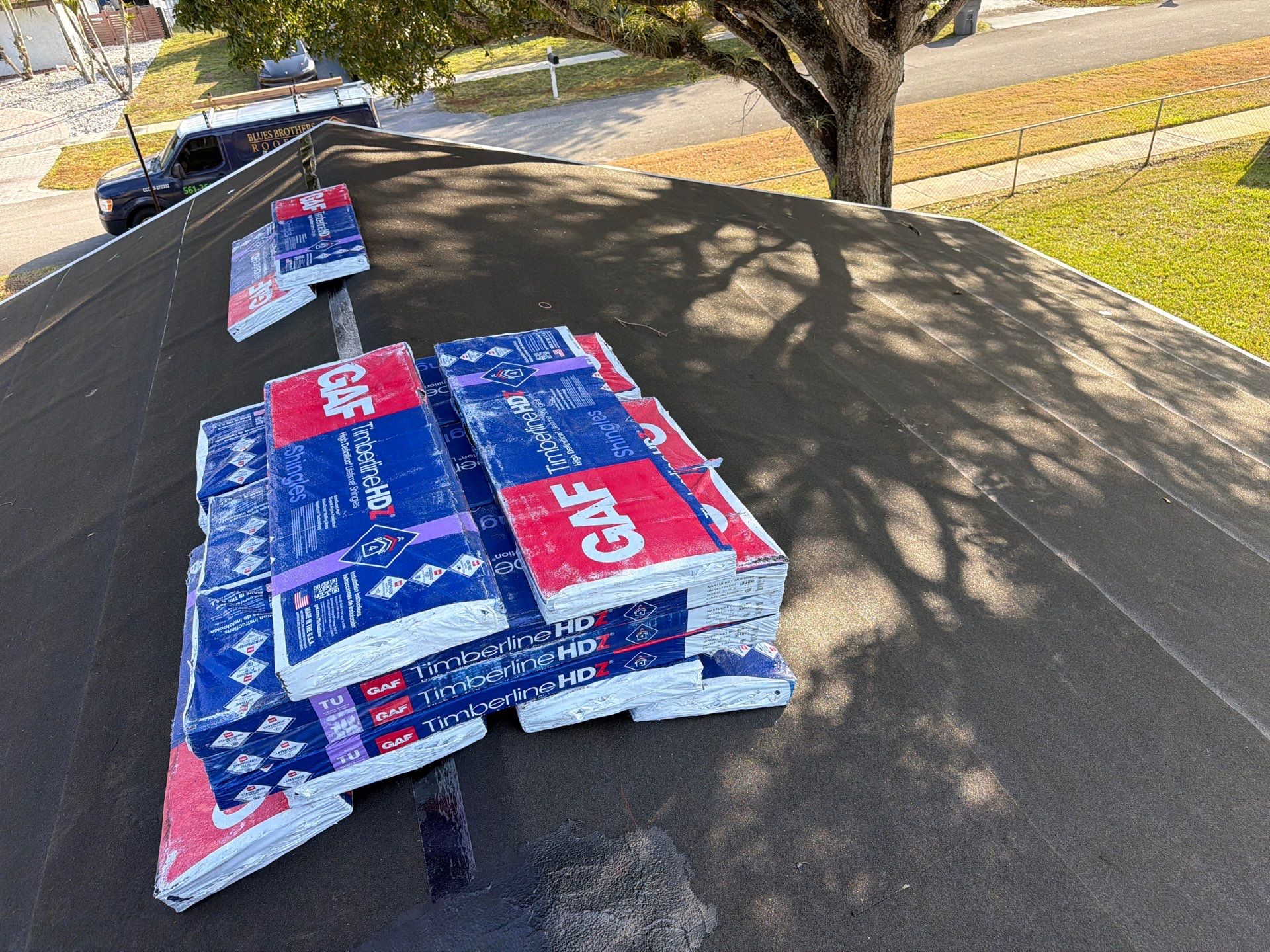Residential Roofing Installation using GAF by BLUES BROTHERS ROOFING