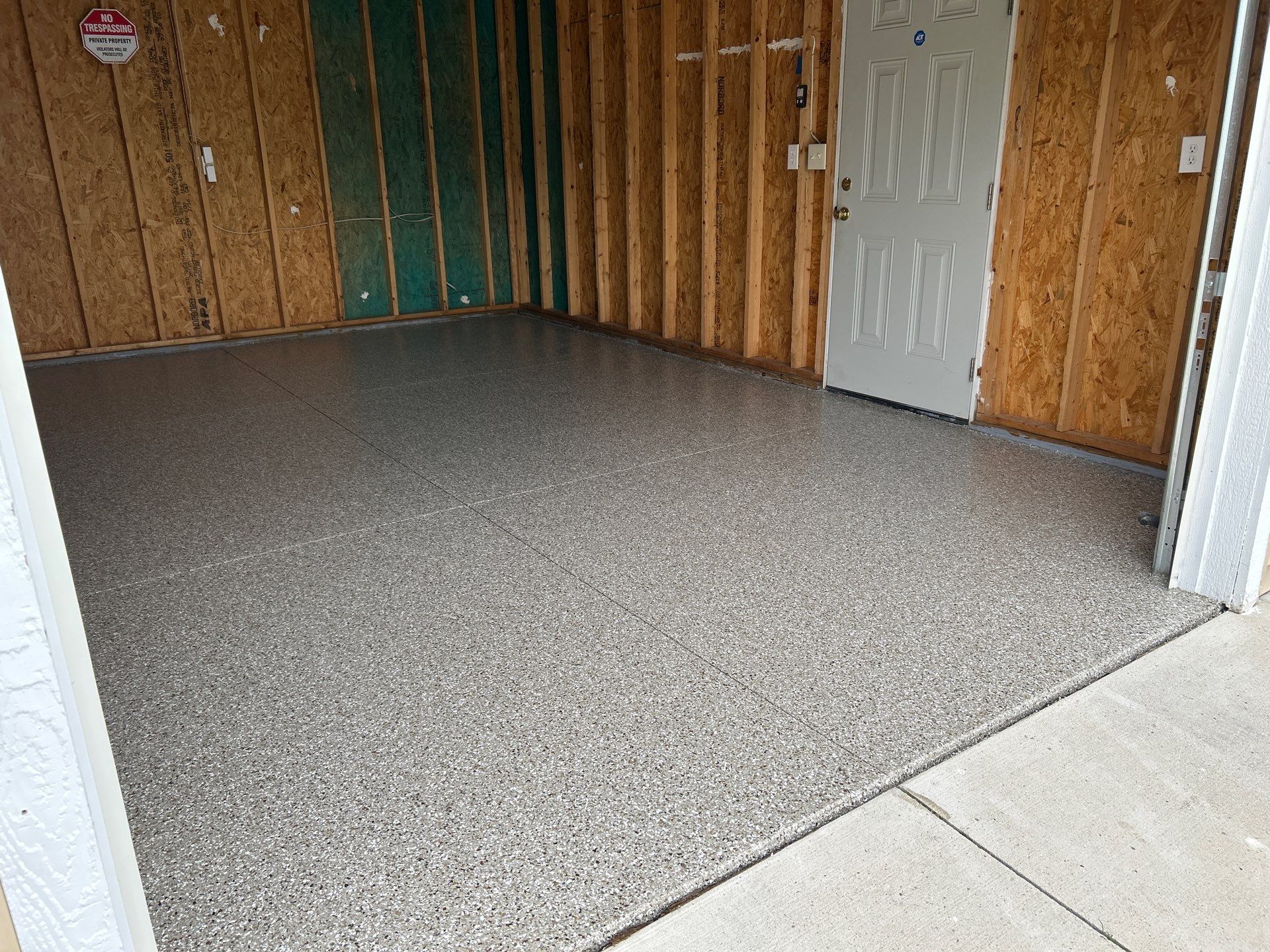 Pebble Beach Coating in Mishawaka! by Innovative Spaces / Innovative Concrete Coatings
