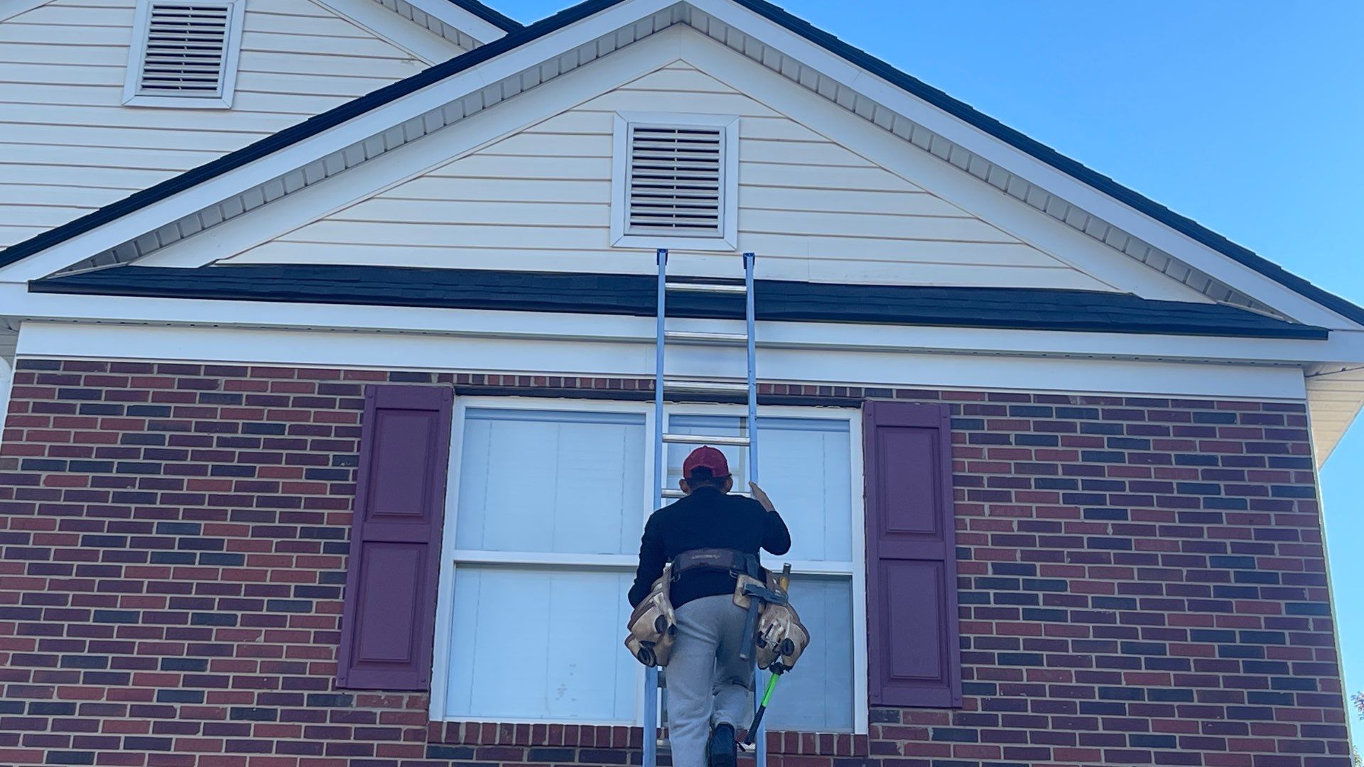 Roof and gutter replacement and interior repair by hail and wind damage by Just Brilliant Restoration JBR