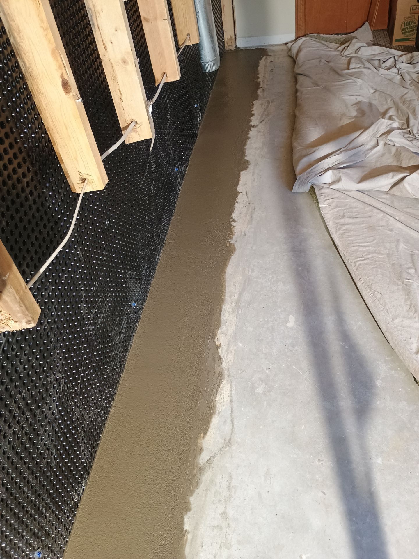 Retrofitting Drainage Board in Lino Lakes by Waterproofing Northeast