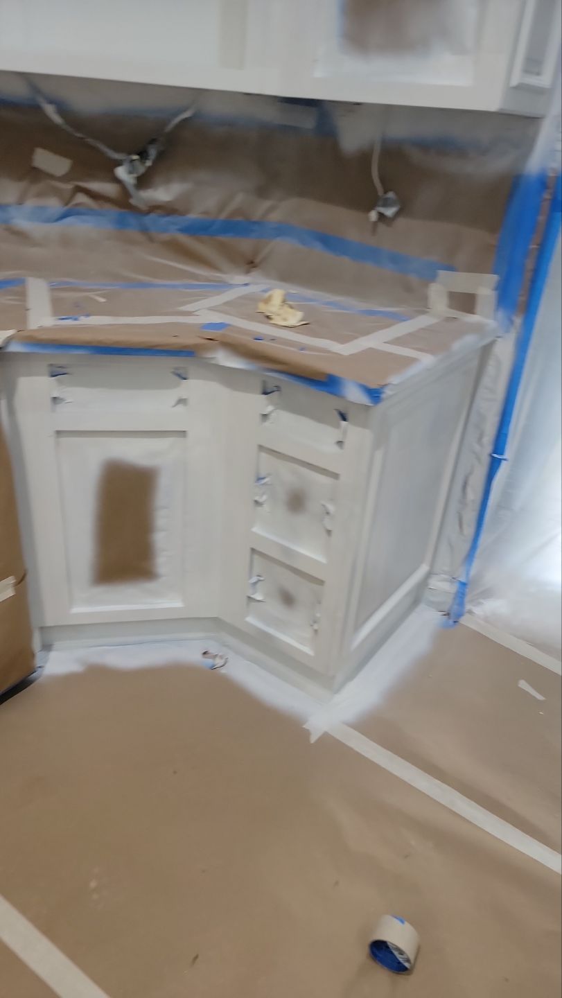 Kitchen Cabinet Just Like New by John “The Greek” Painting
