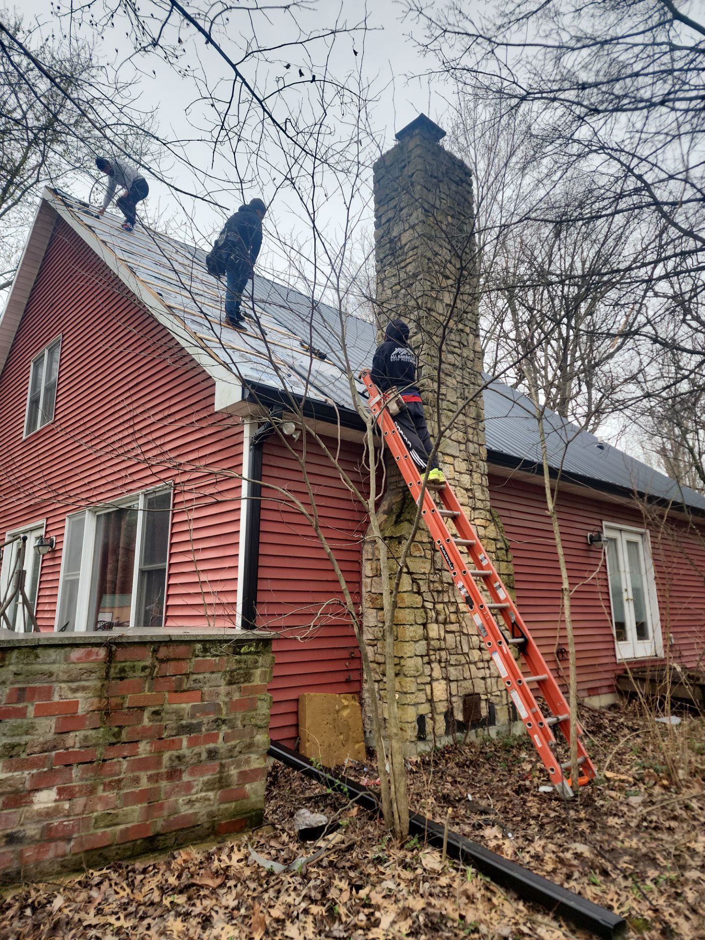 Exposed Fastener Metal Roof Replacement in Noblesville, IN by 4Ever Metal Roofing