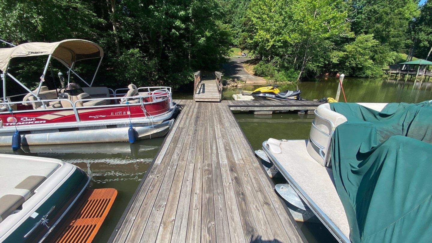 coated dock using Wood Sealant by DuraSeal