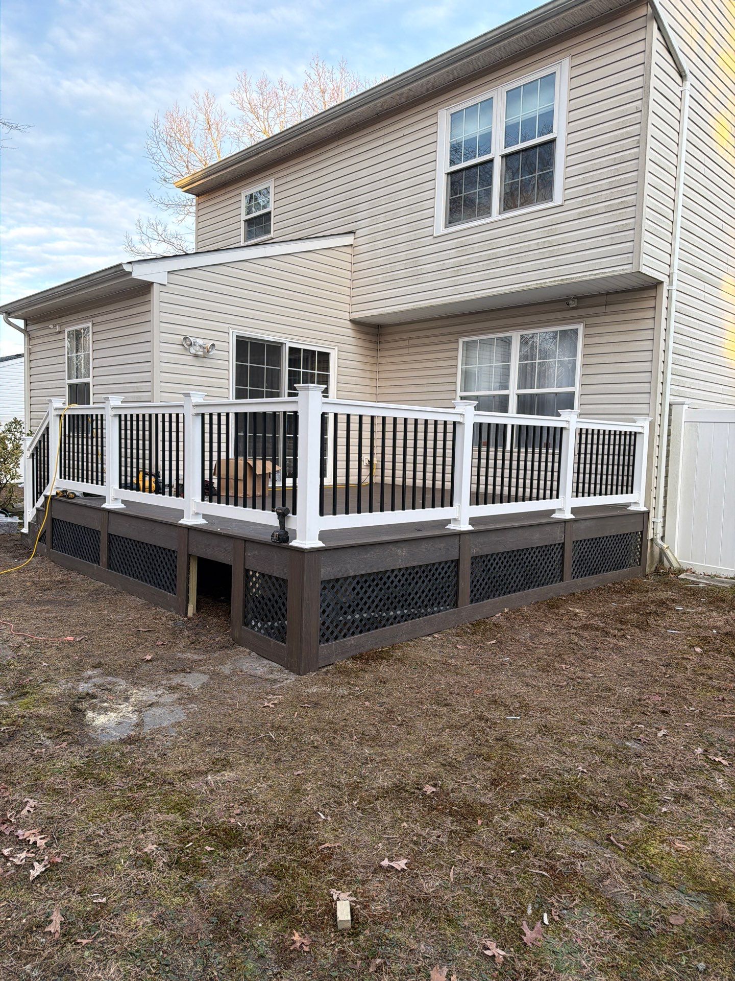 Deck Resurfacing and New Railings on a Porch in Lacey Township, New Jersey by deck guardian