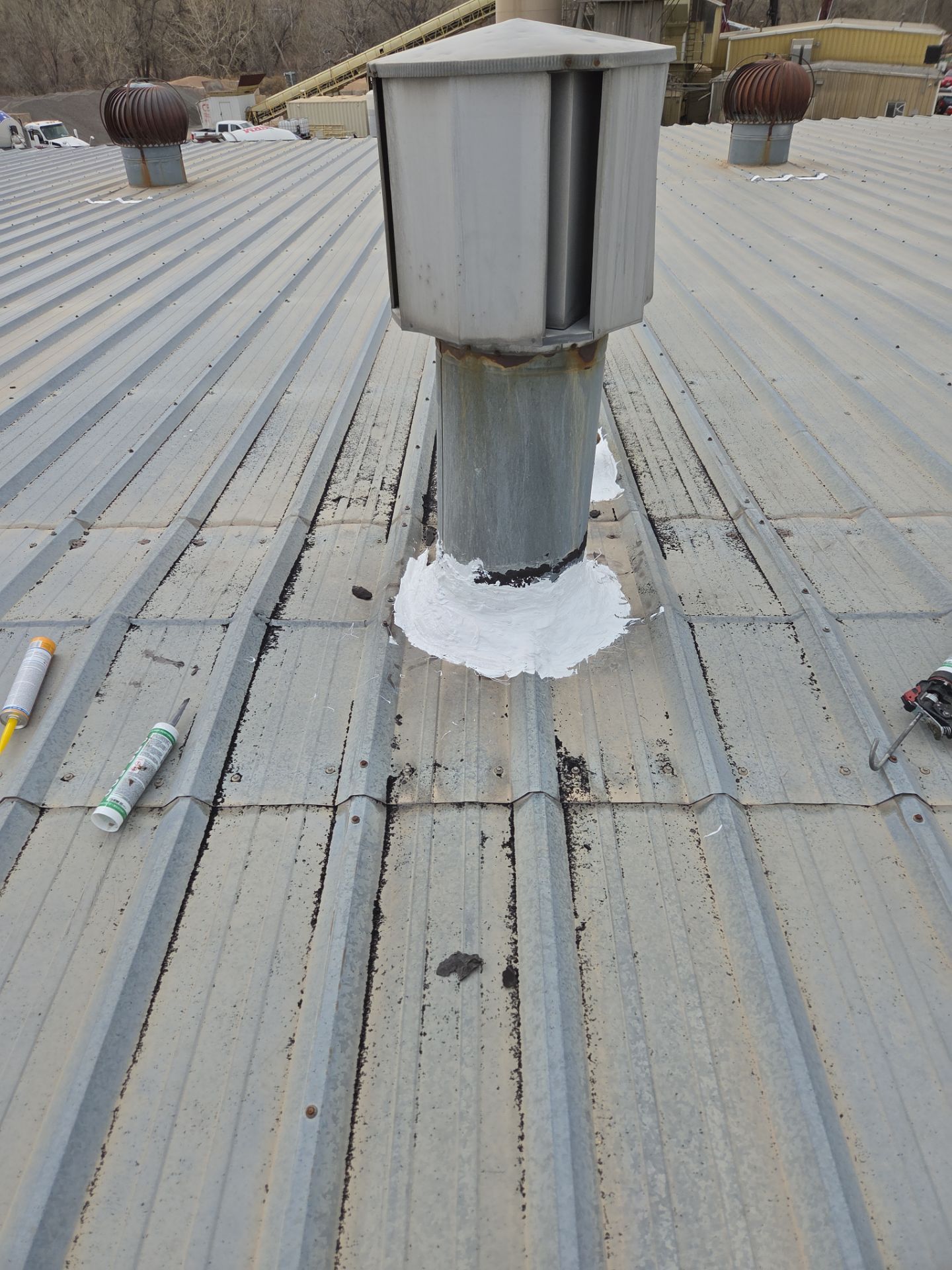 Metal Roof Leak Repair by RTP Roofing Company