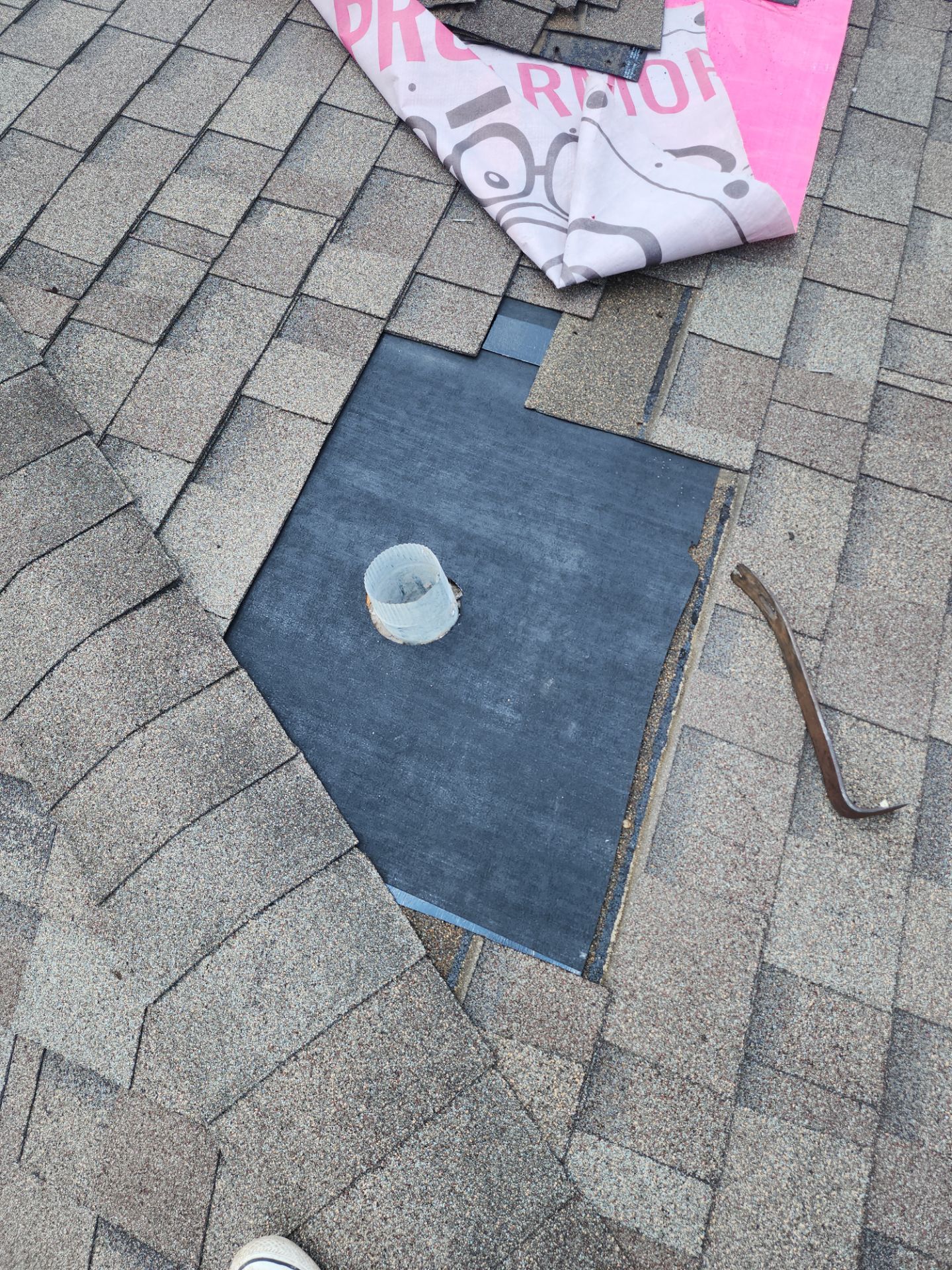 Hail Damage using Owen's Corning Duration (Lifetime) Shingles by Roof Repair Company