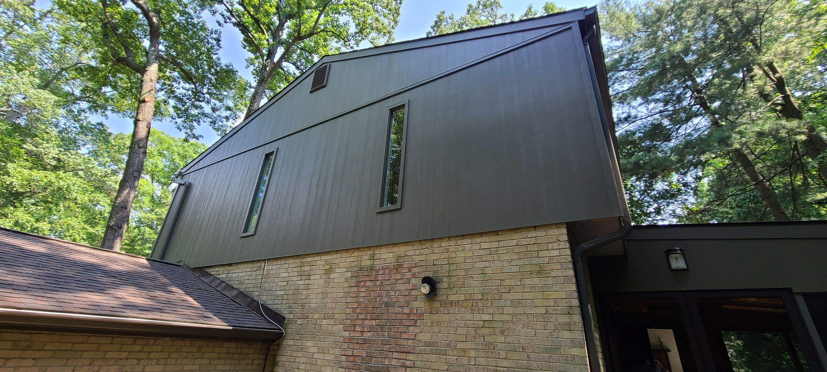 James Hardie Board and Batten Siding and ProVia entry door by Window Depot of Annapolis