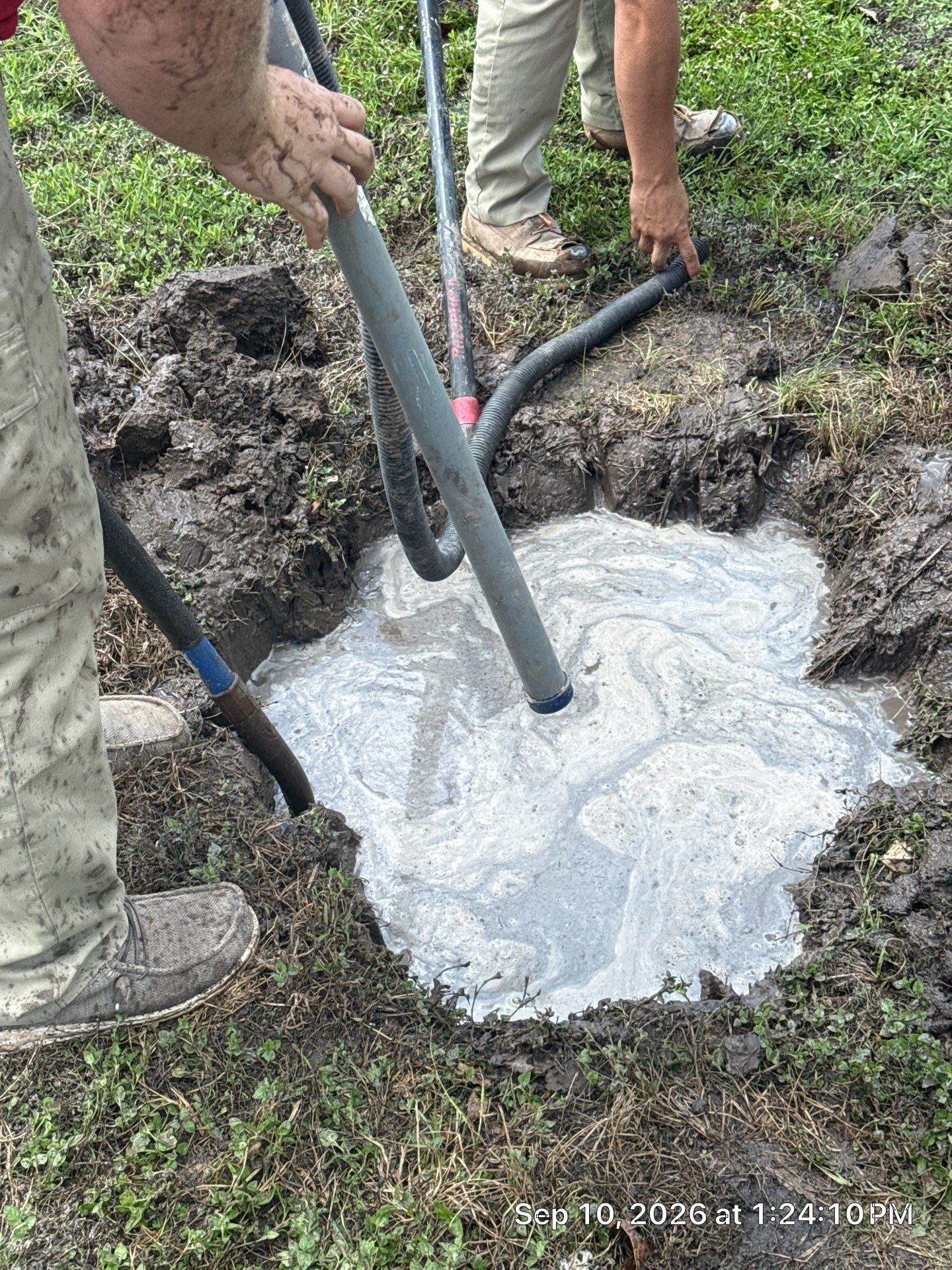 Yard Line Water Service Repair in College Station, Texas by 4L Contracting LLC