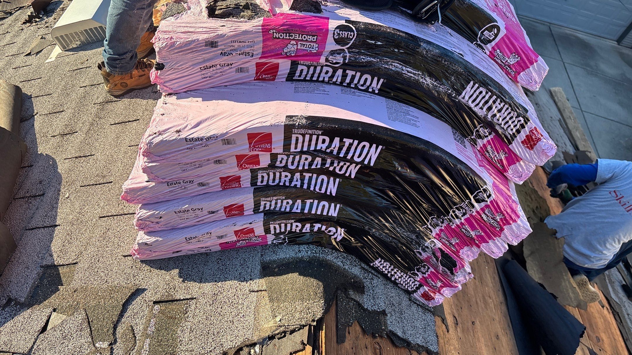 Roof Replacement using Owens Corning Estate Gray by 180 Contractors